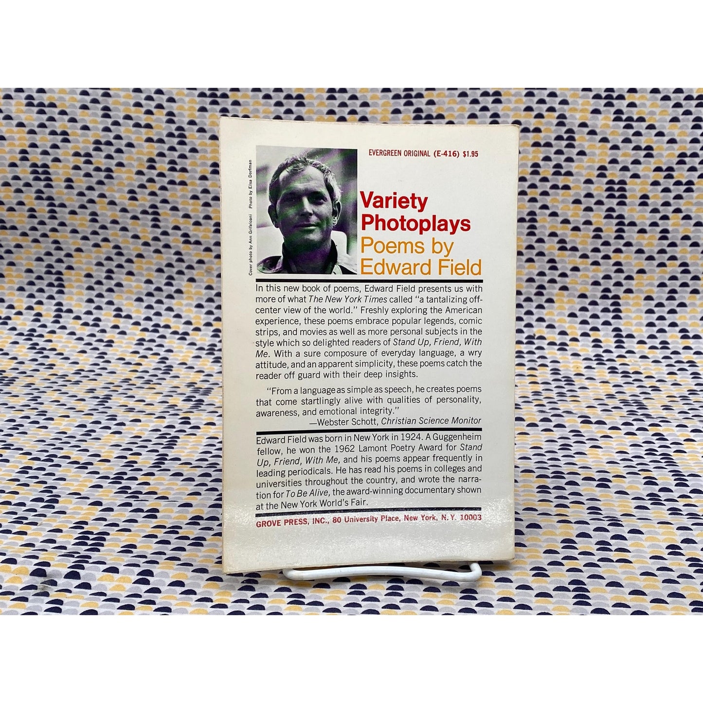 Variety Photoplays - Edward Field - Evergreen/Grove Press Edition