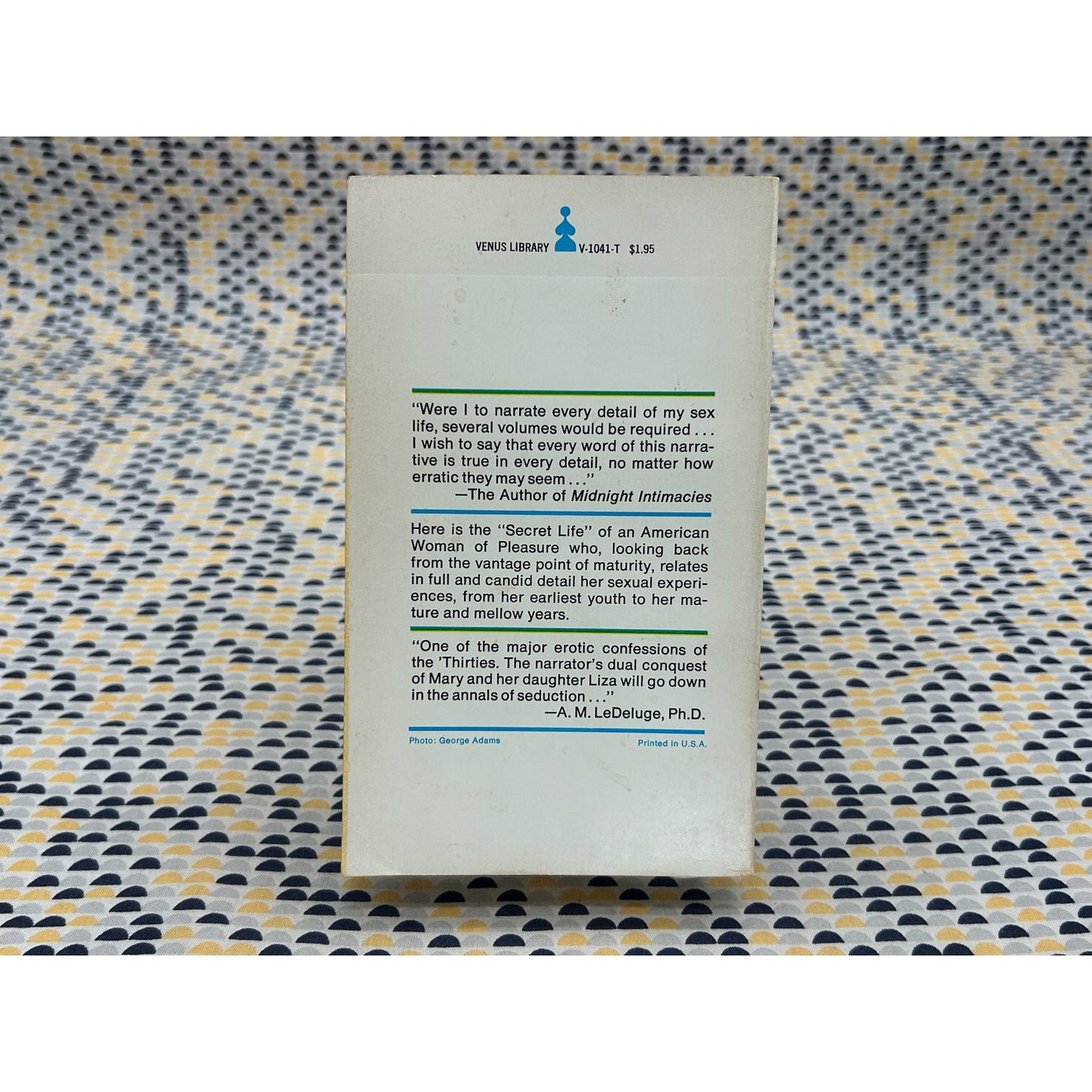 Midnight Intimacies - Anonymous - Venus Library - Paperback - Sleaze