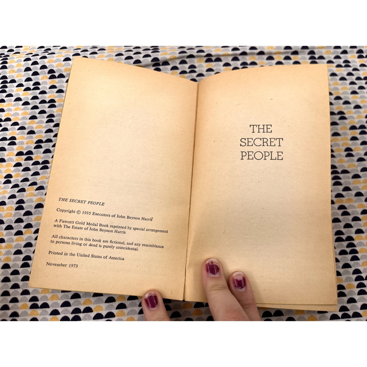 The Secret People - John Wyndham - Fawcett Books - Paperback