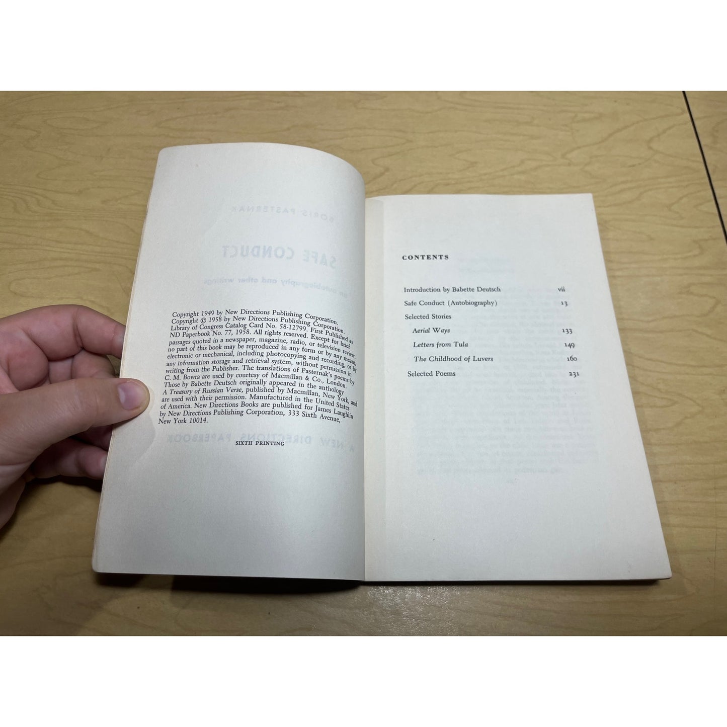 Safe Conduct, an Autobiography - Boris Pasternak - New Directions Books - Paperback