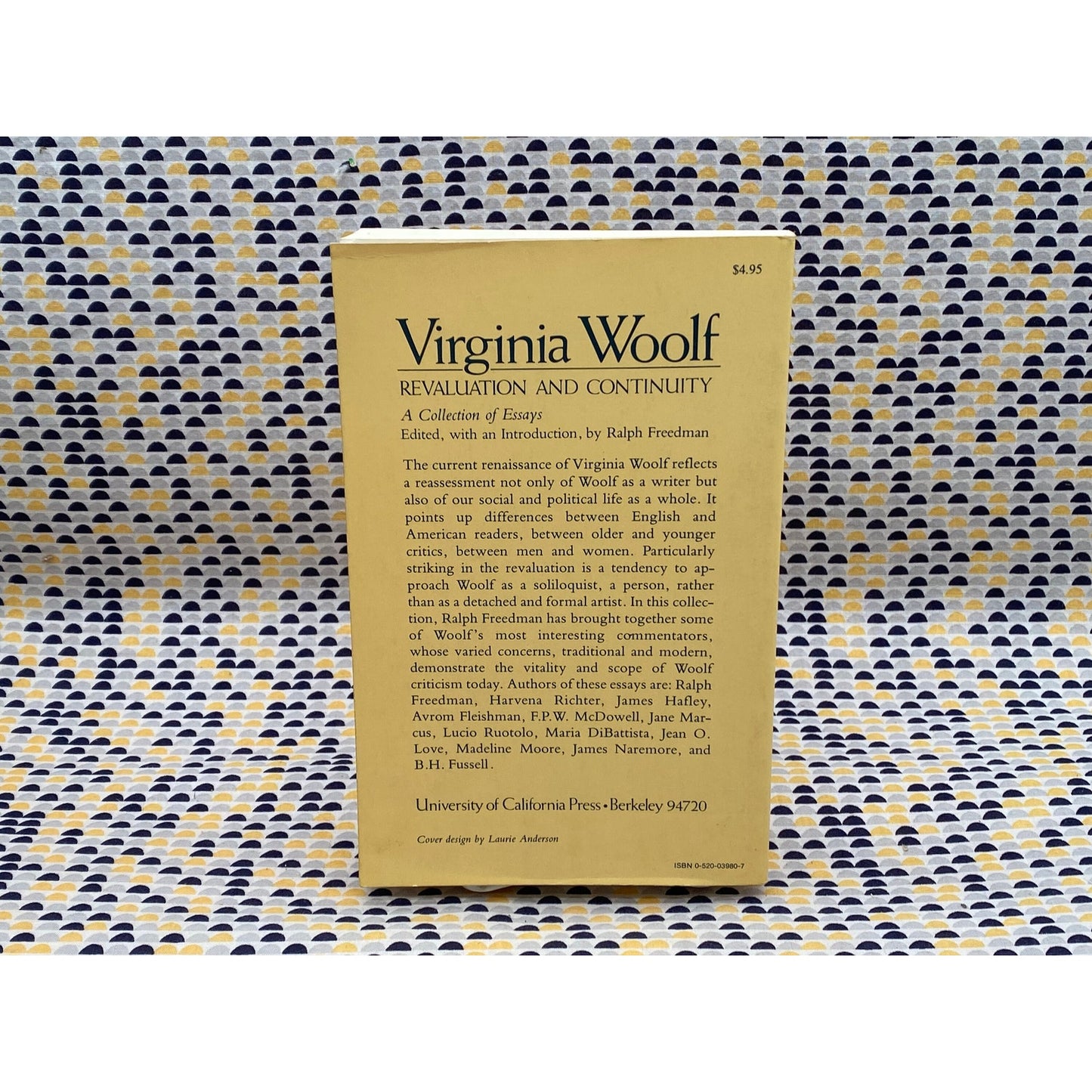 Virginia Woolf - Revaluation and Continuity - Ralph Freedman -- U of Cal Press