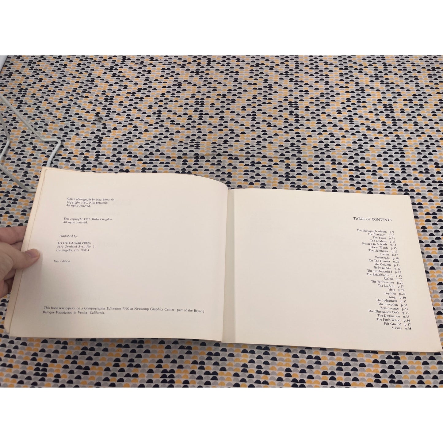 Fantoccini: A Little Book of Memories - Kirby Congdon - Little Caesar Press - Paperback