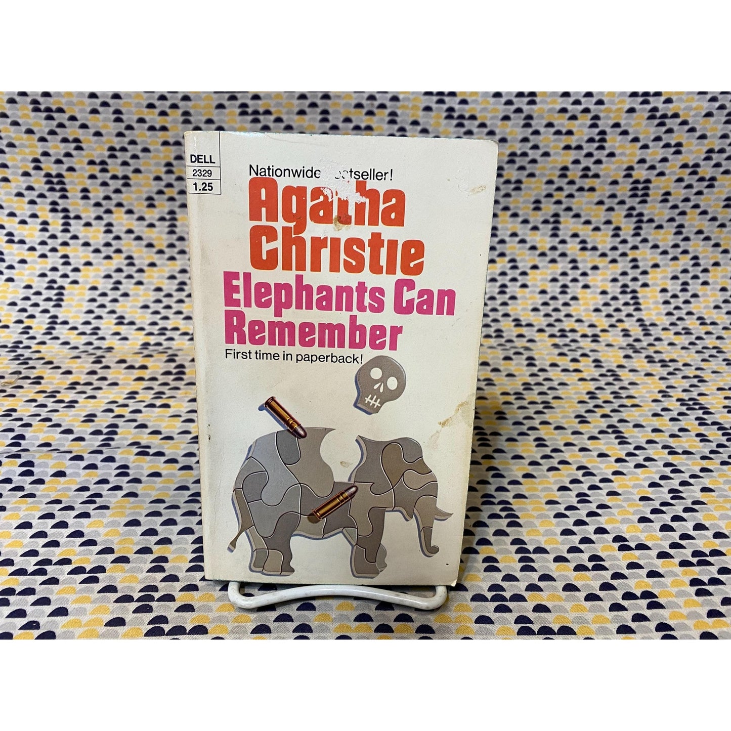 Elephants Can Remember - Agatha Christie - Vintage Paperback Book - Dell Edition