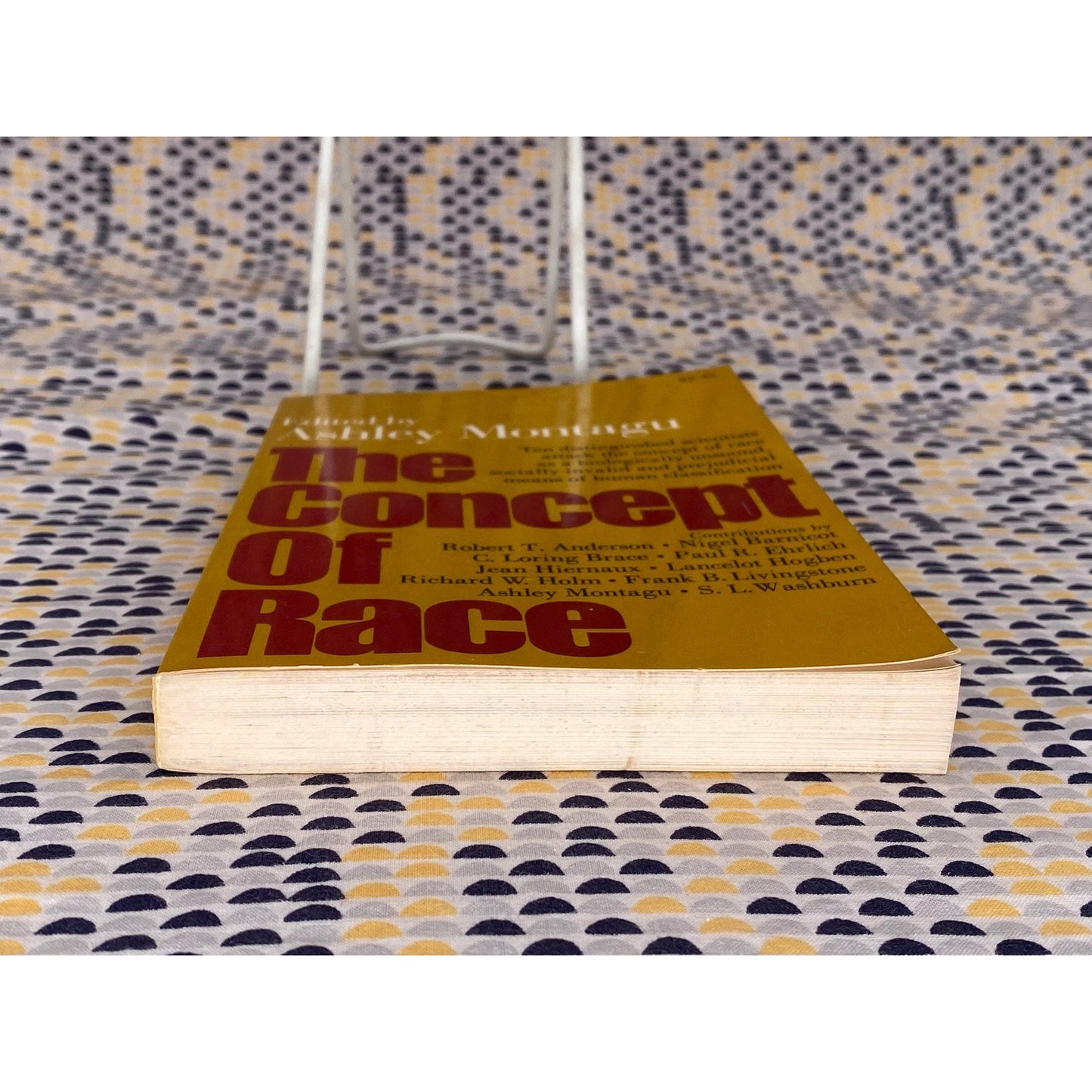 The Concept Of Race - Ashley Montagu, editor - Vintage Paperback Book - Collier-Macmillan Limited Edition