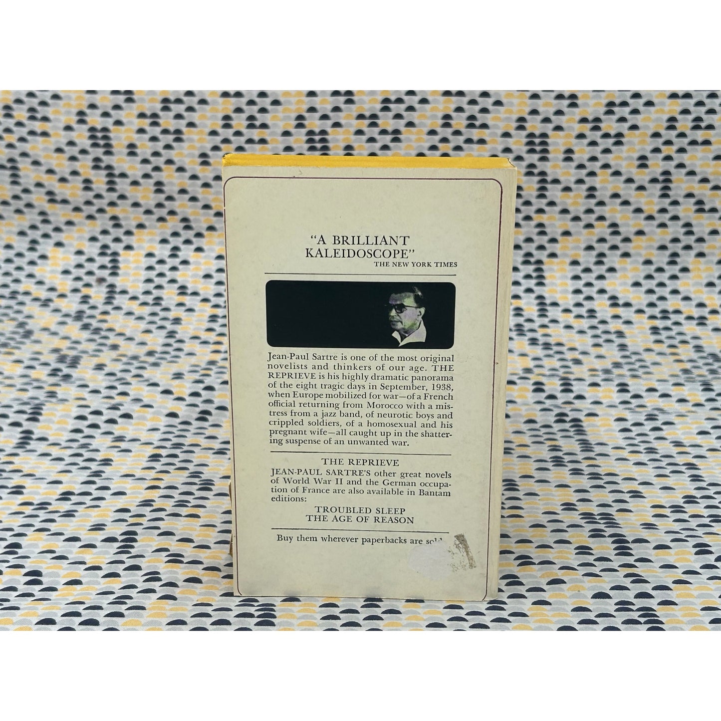 The Reprieve - Jean-Paul Sartre - Vintage Paperback - Bantam Edition