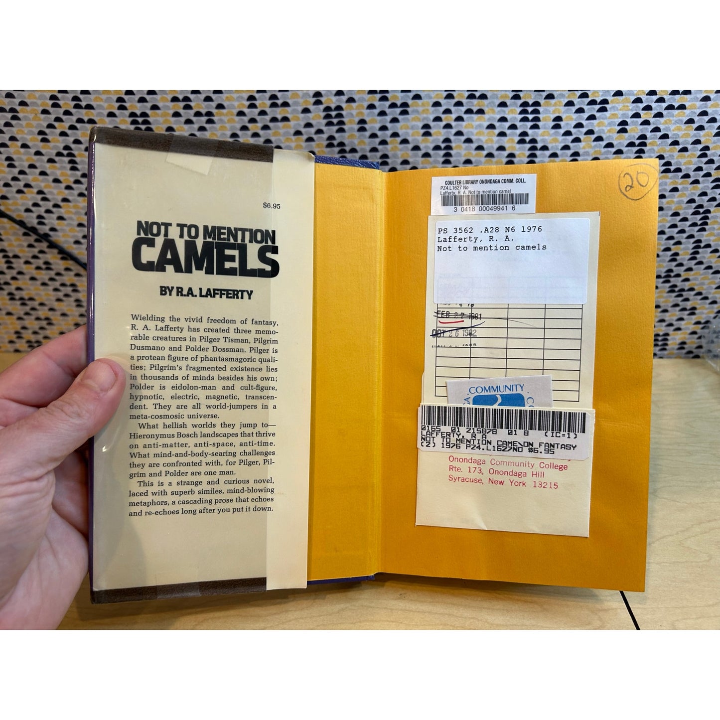 Not To Mention Camels - R. A. Lafferty - Hardcover - EX LIBRARY COPY - 1st Ed