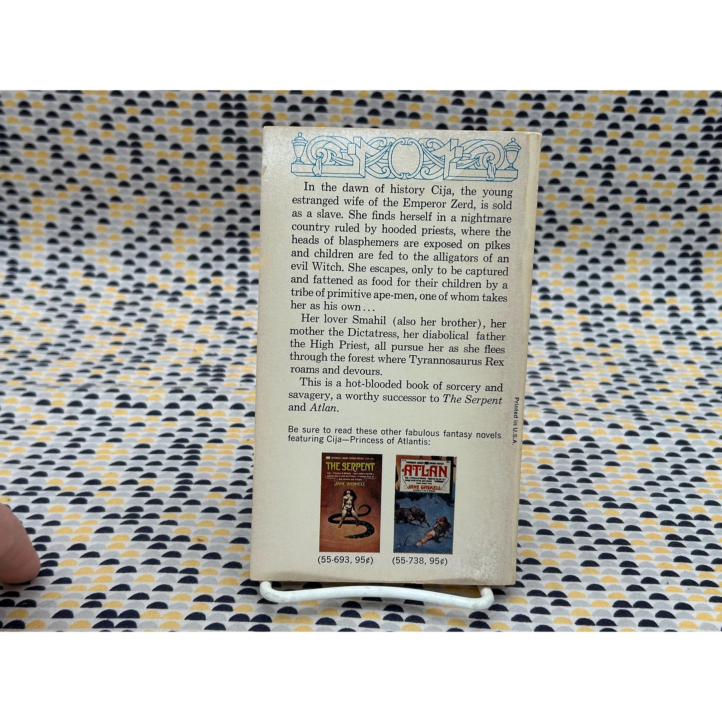 The City - Jane Gaskell - The Atlan Saga #4 - Paperback Library Edition