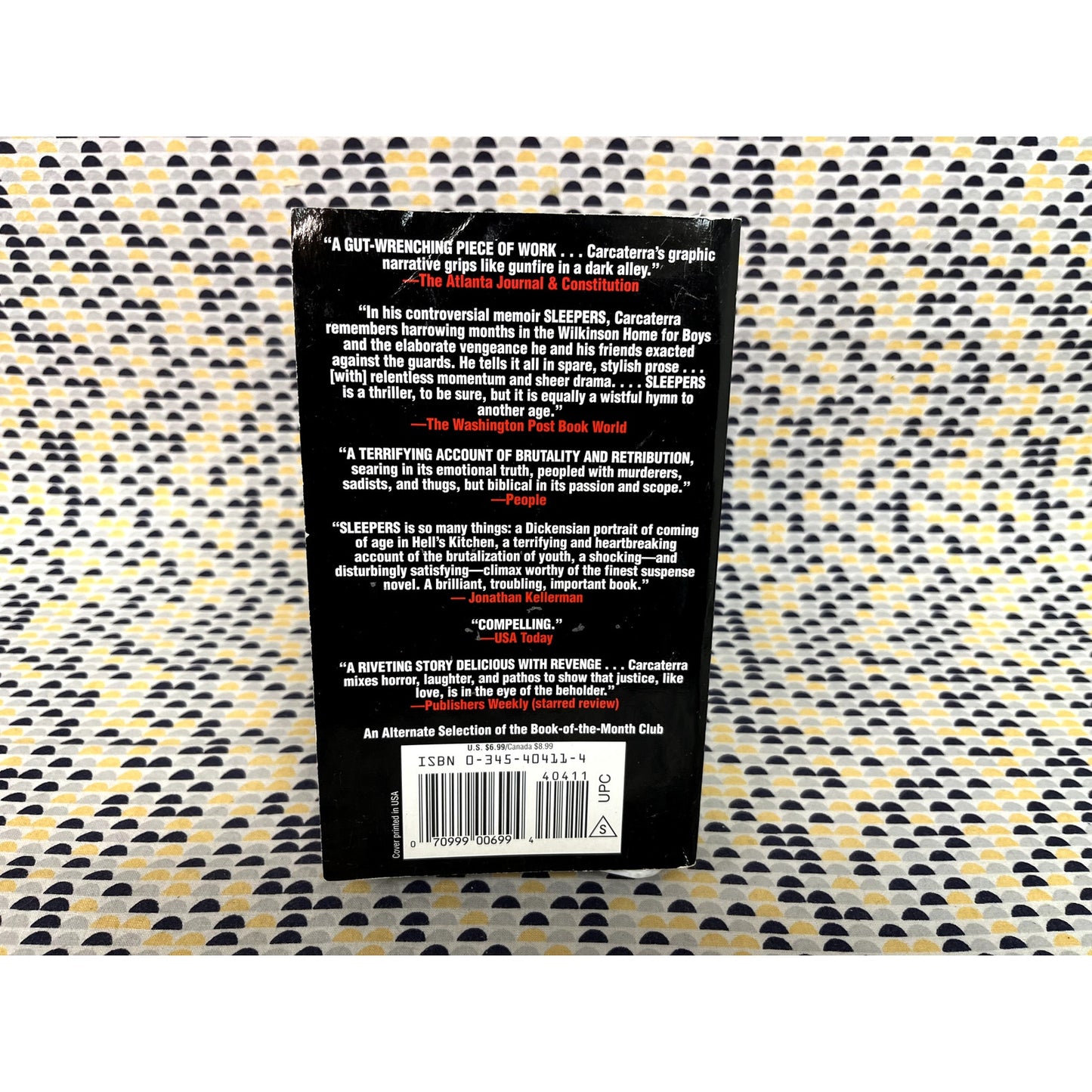 Sleepers - Lorenzo Carcaterra - Ballantine Books - Paperback