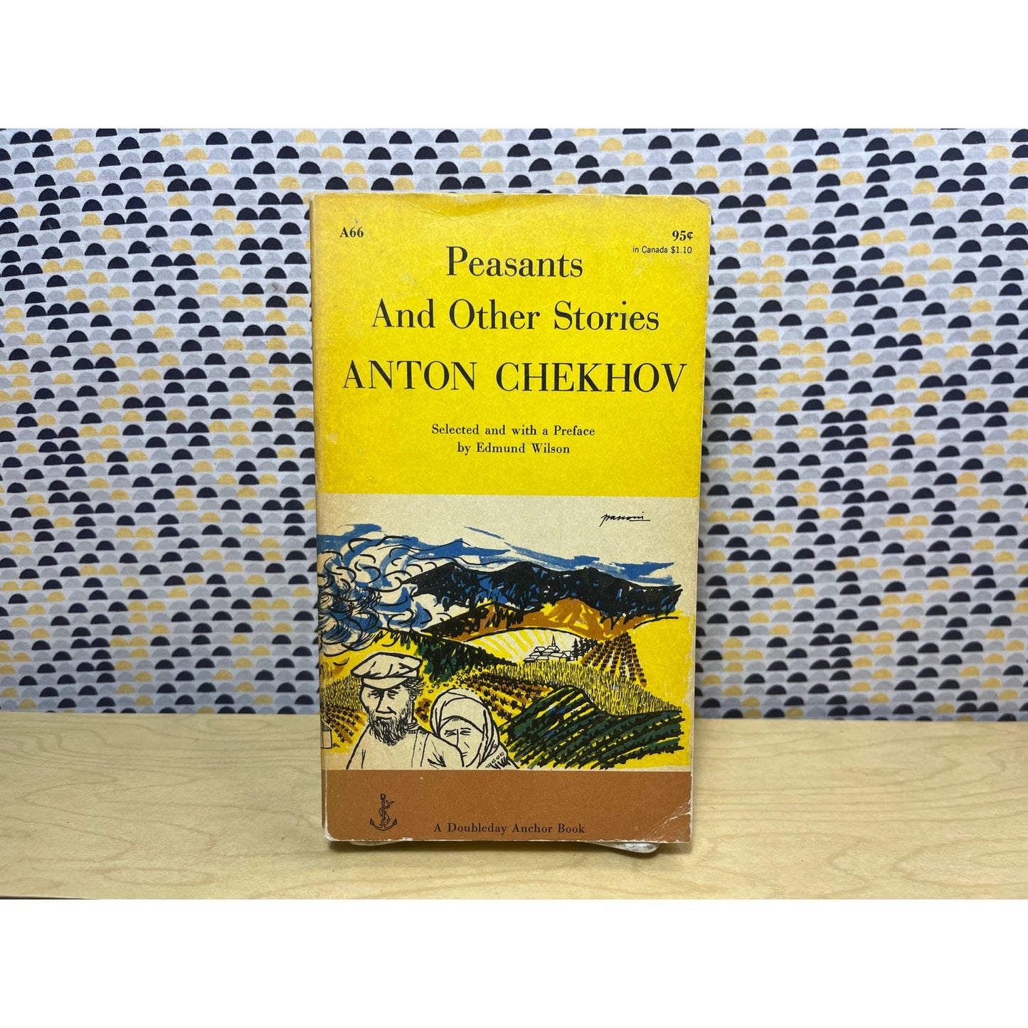 Peasants and Other Stories - Anton Chekhov - Doubleday Anchor - Frasconi Cover Art