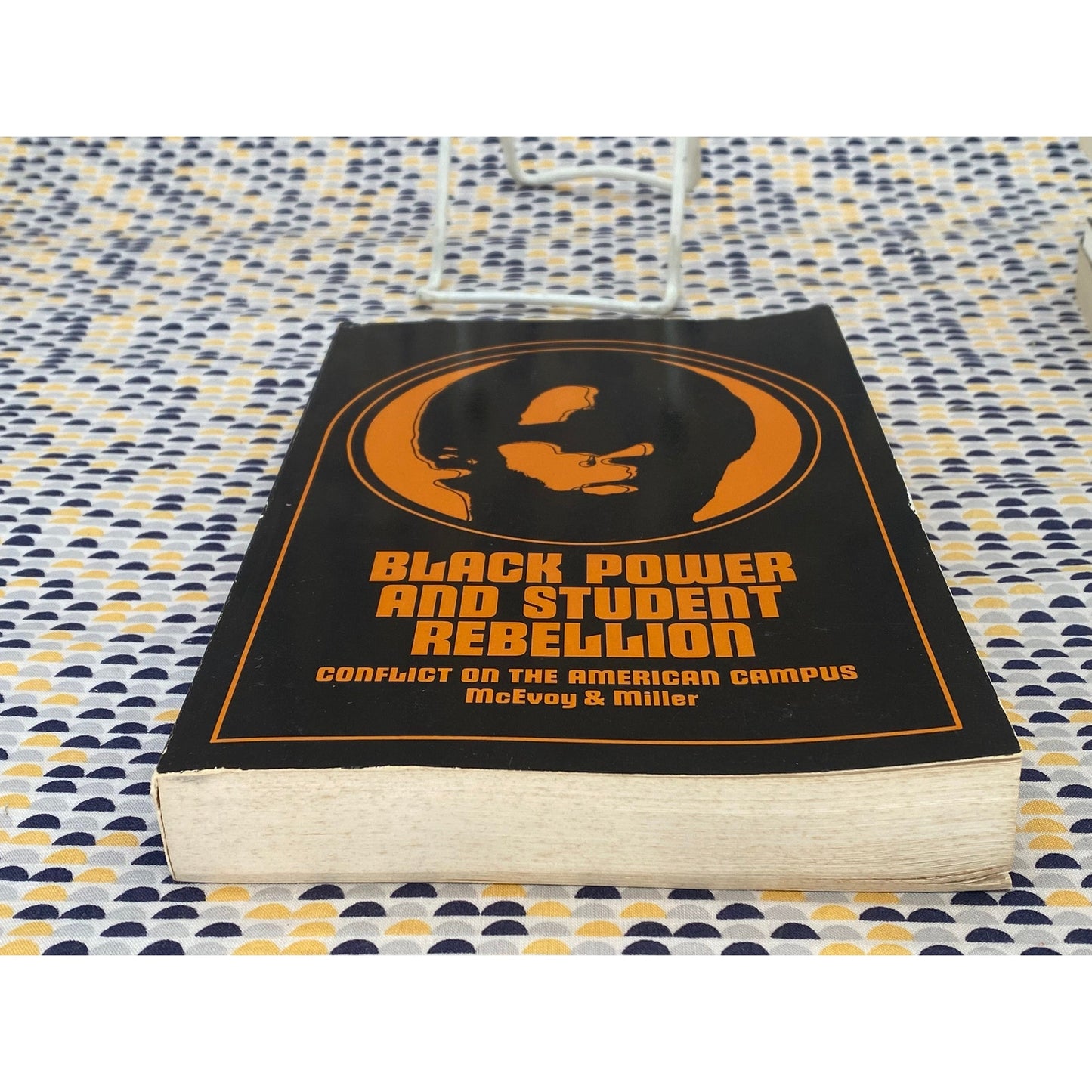 Black Power And Student Rebellion - James and Abraham McEvoy and Miller - Vintage Paperback Book - Wadsworth Edition