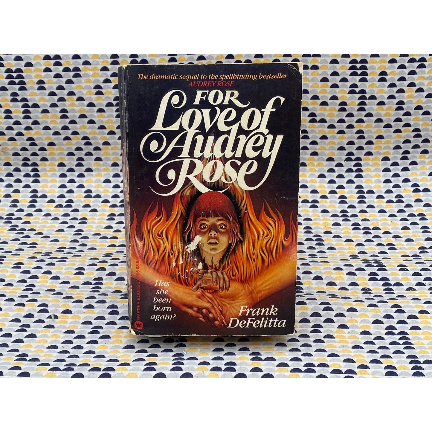 For Love Of Audrey Rose - Frank DeFelitta - Vintage Paperback Book - Warner Books Edition