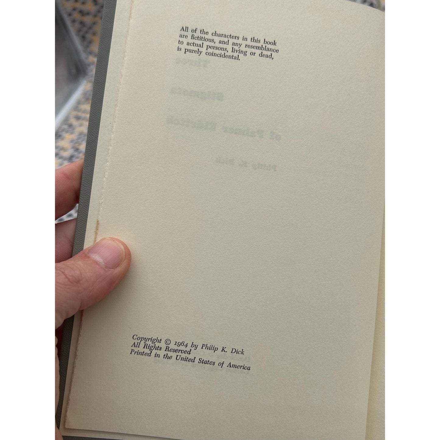 The Three Stigmata of Palmer Eldritch - Philip K. Dick - Vintage Hardcover Book - Doubleday Science Fiction - Club Edition