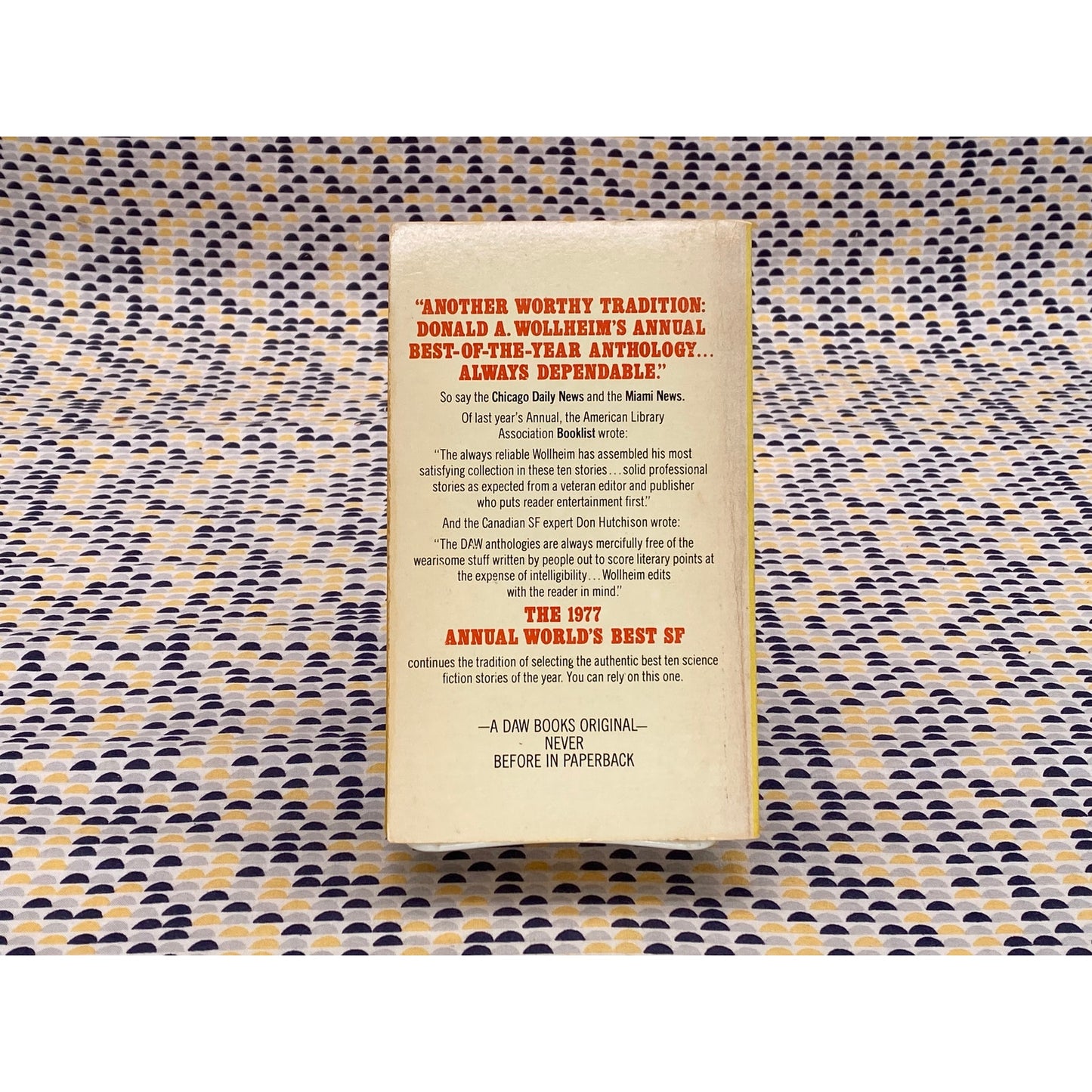 1977 Annual World's Best SF - Tiptree, Joanna Russ, Aldiss, Asimov - Paperback - Daw 240