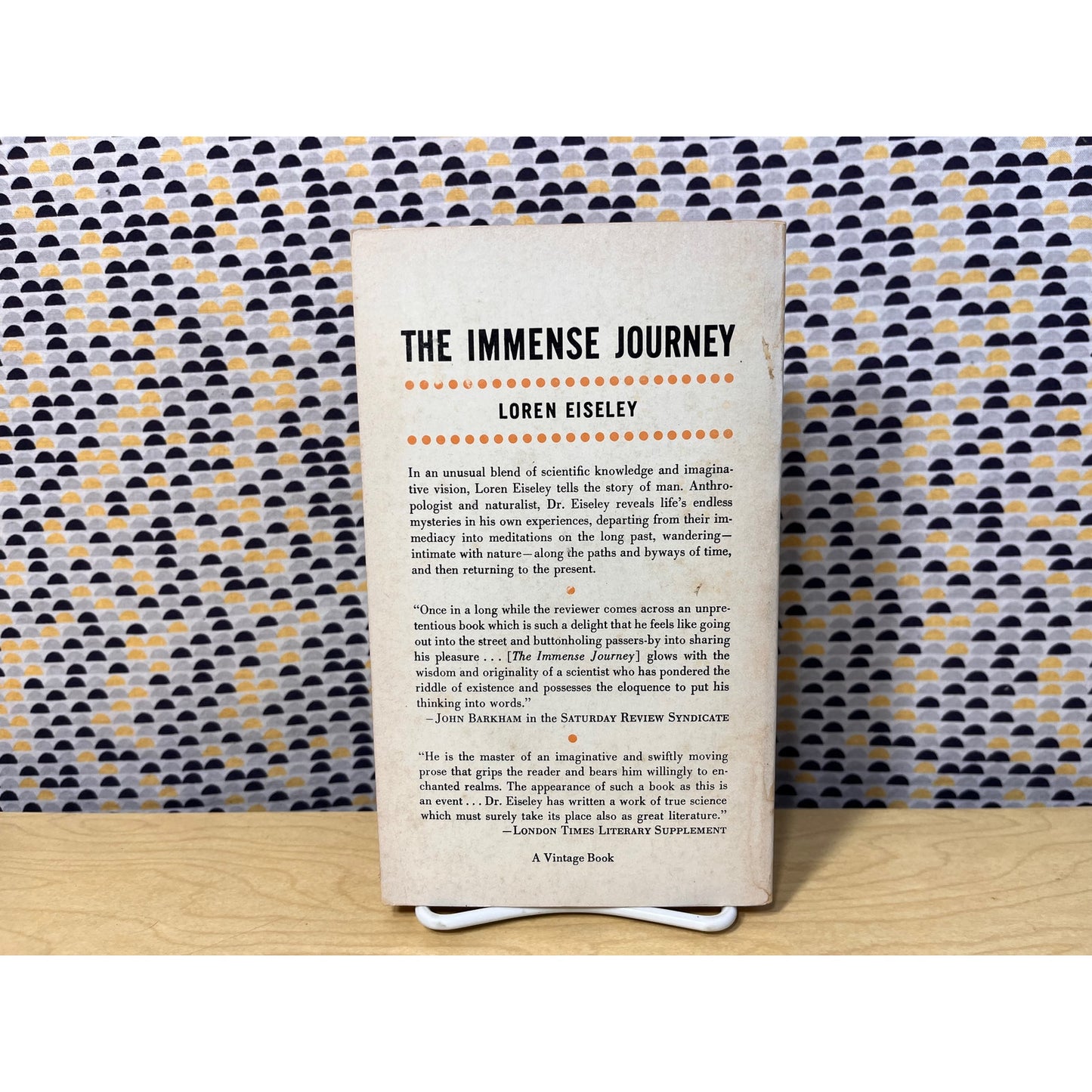 The Immense Journey - Loren Eiseley - Vintage Books - Paperback