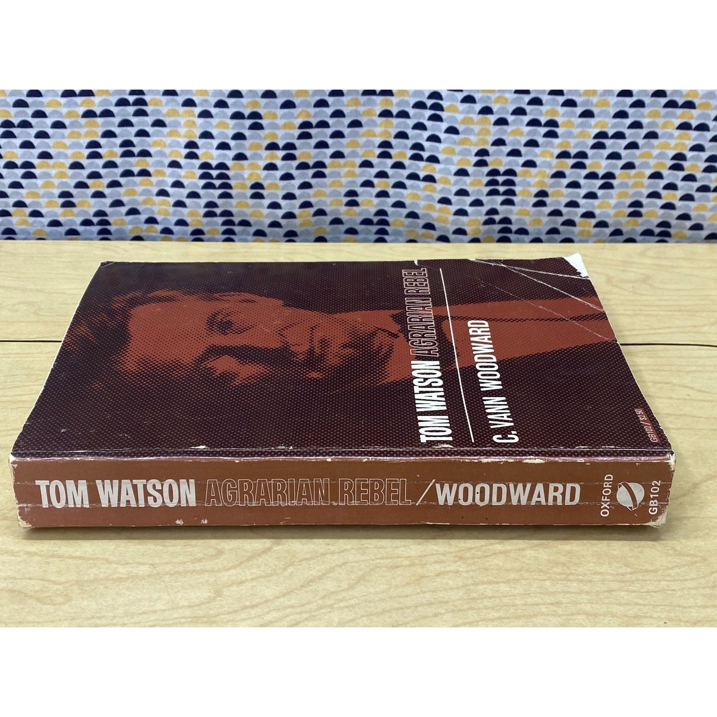 Tom Watson - Agrarian Rebel - C. Vann Woodward - Vintage Paperback Book - 1963 Oxford University Press