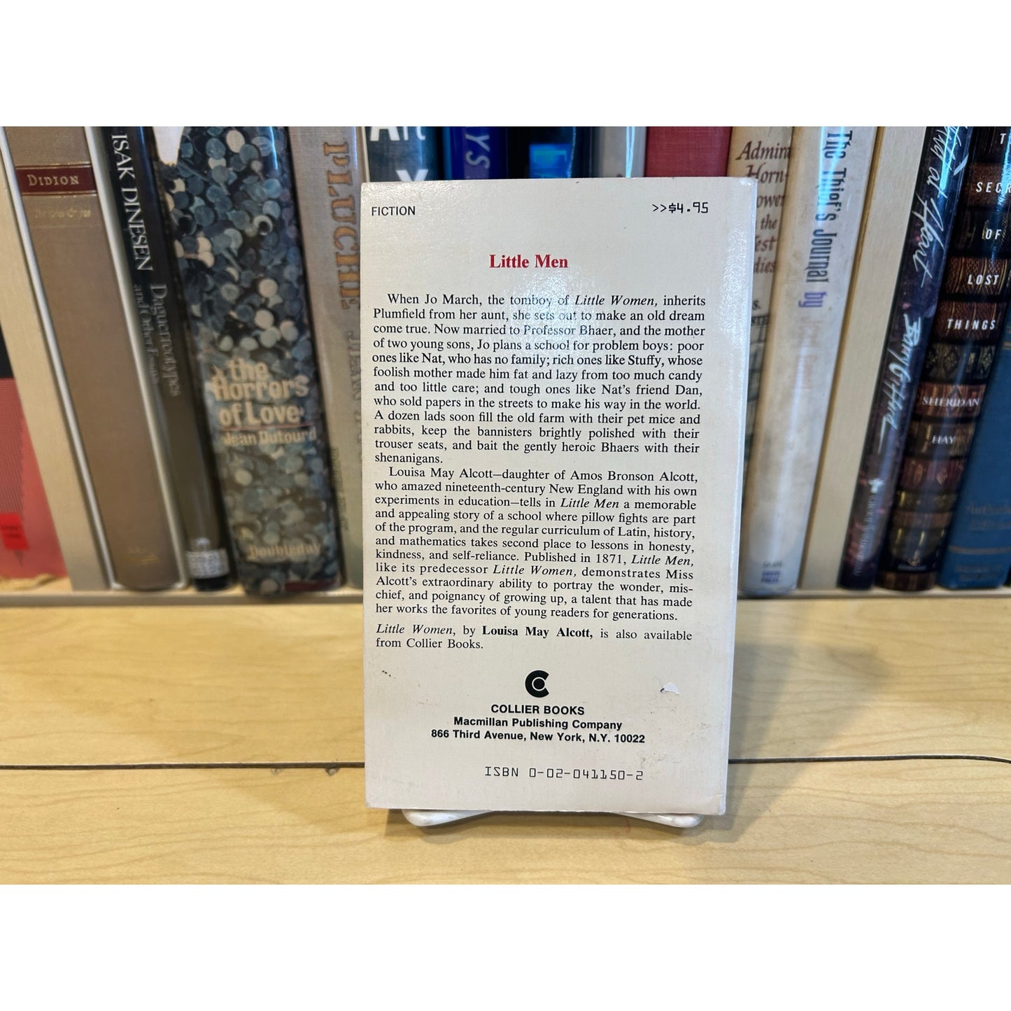 Little Men - Louisa May Alcott - Vintage Paperback Book - Collier Edition