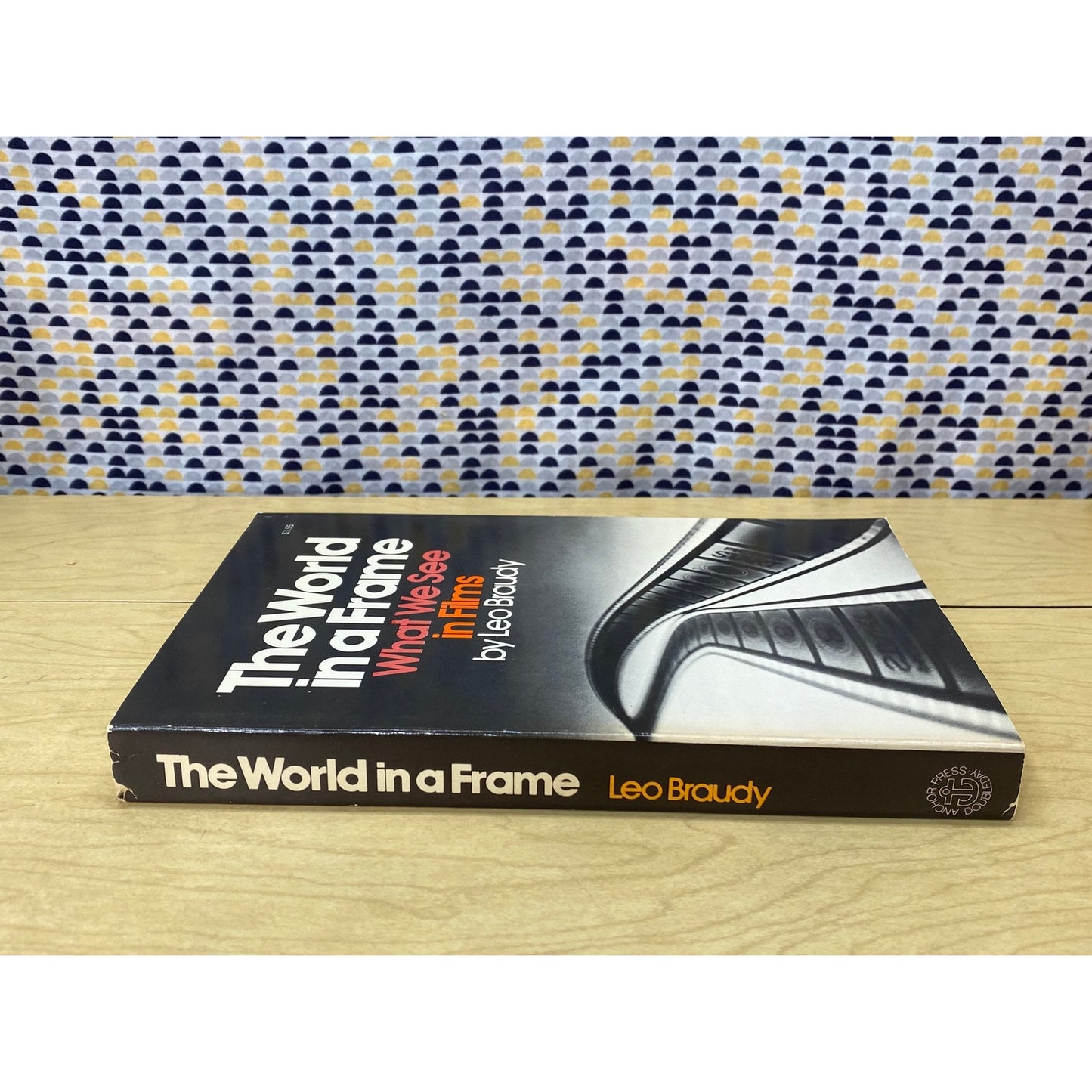 The World in a Frame - What We See in Films - Leo Brundy - Vintage Paperback Book - 1977 Anchor Edition