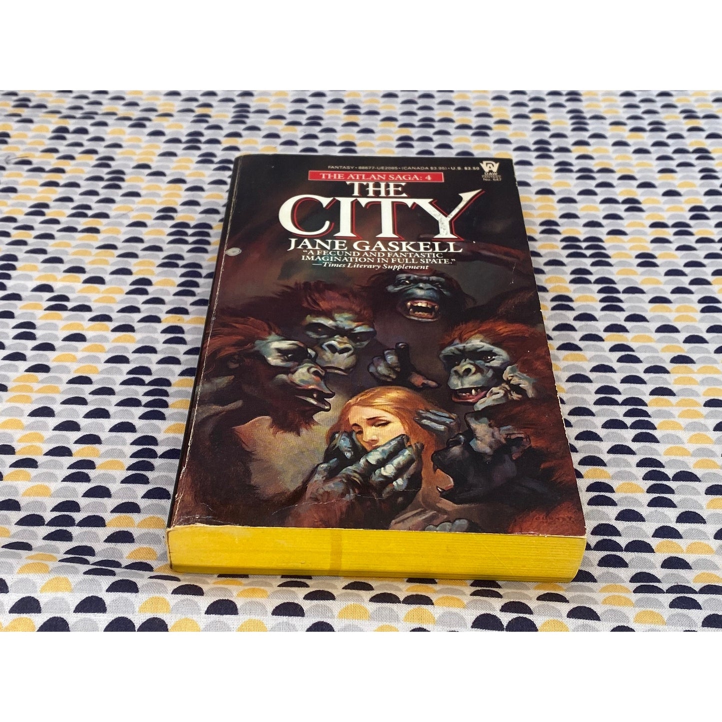 The City - Jane Gaskell - The Atlan Saga #4 - Vintage Paperback- Daw Edition