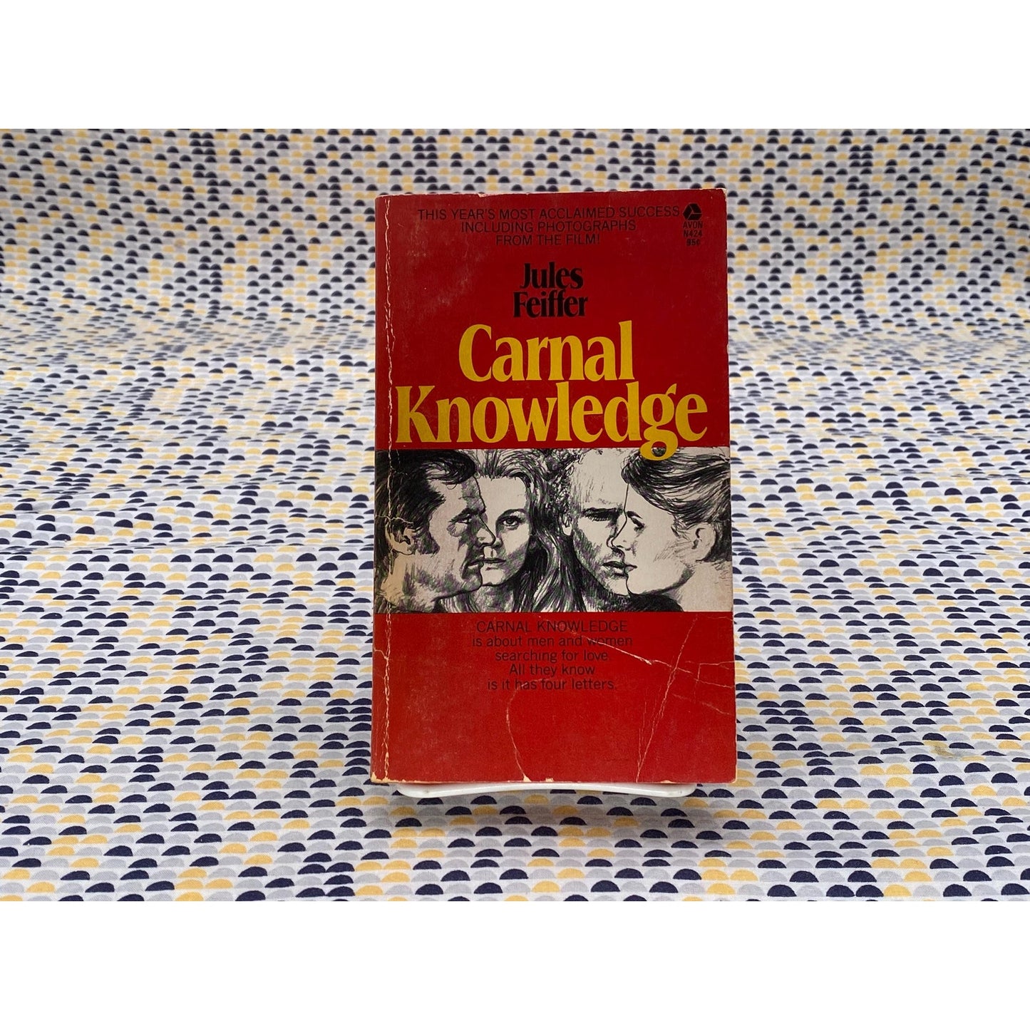 Carnal Knowledge - Jules Feiffer - Movie Tie In - Vintage Paperback Book - Avon Edition