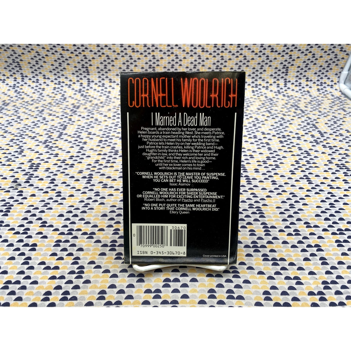 I Married A Dead Man - Cornell Woolrich - Ballantine - Paperback
