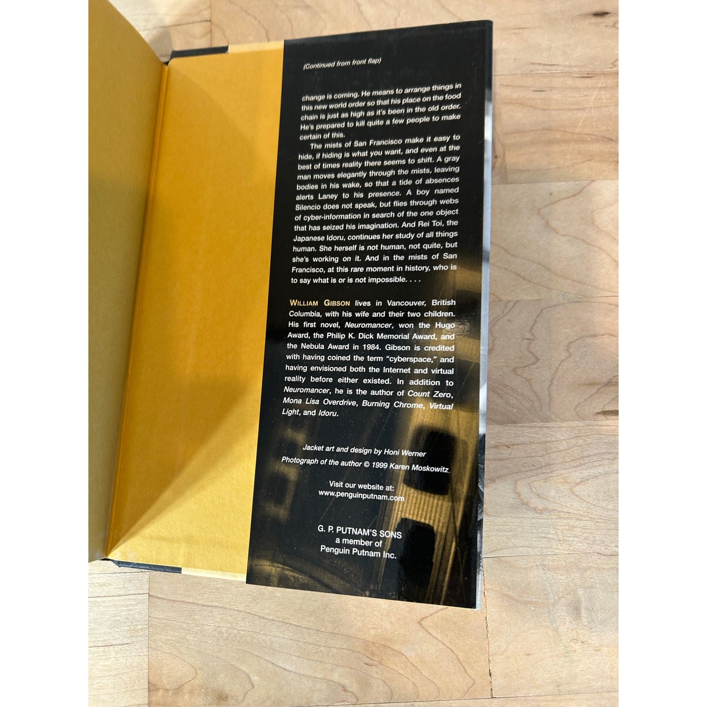 All Tomorrow's Parties - William Gibson - Hardcover - 1st Edition, 1st Print - Putnam
