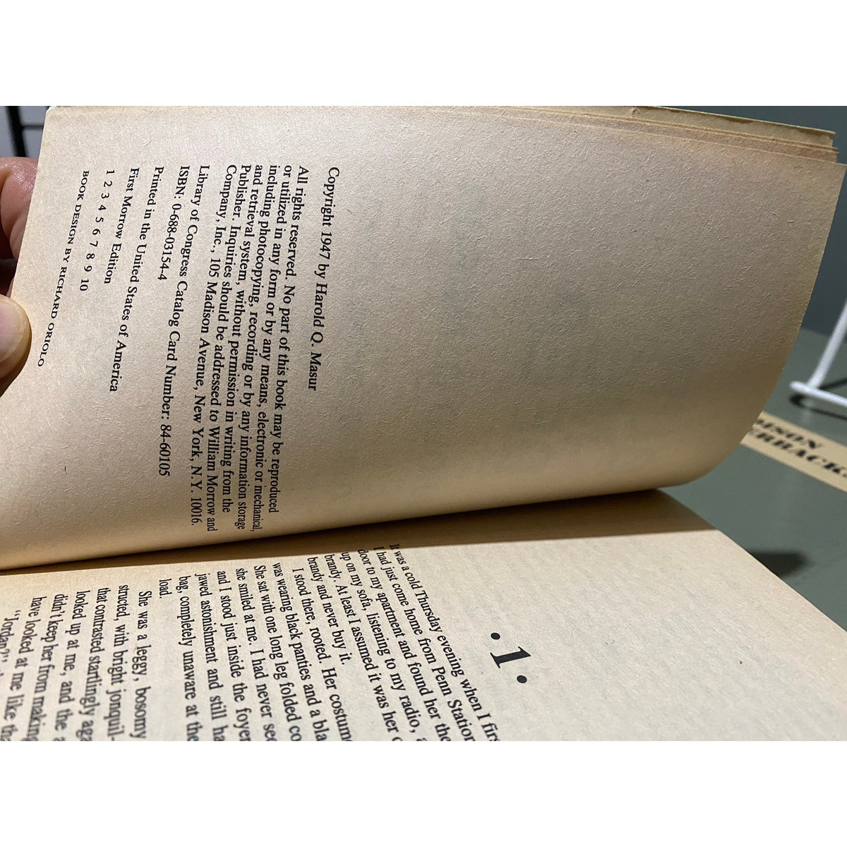 Bury Me Deep - Harold Q. Masur - Quill Mysterious Classic - Paperback