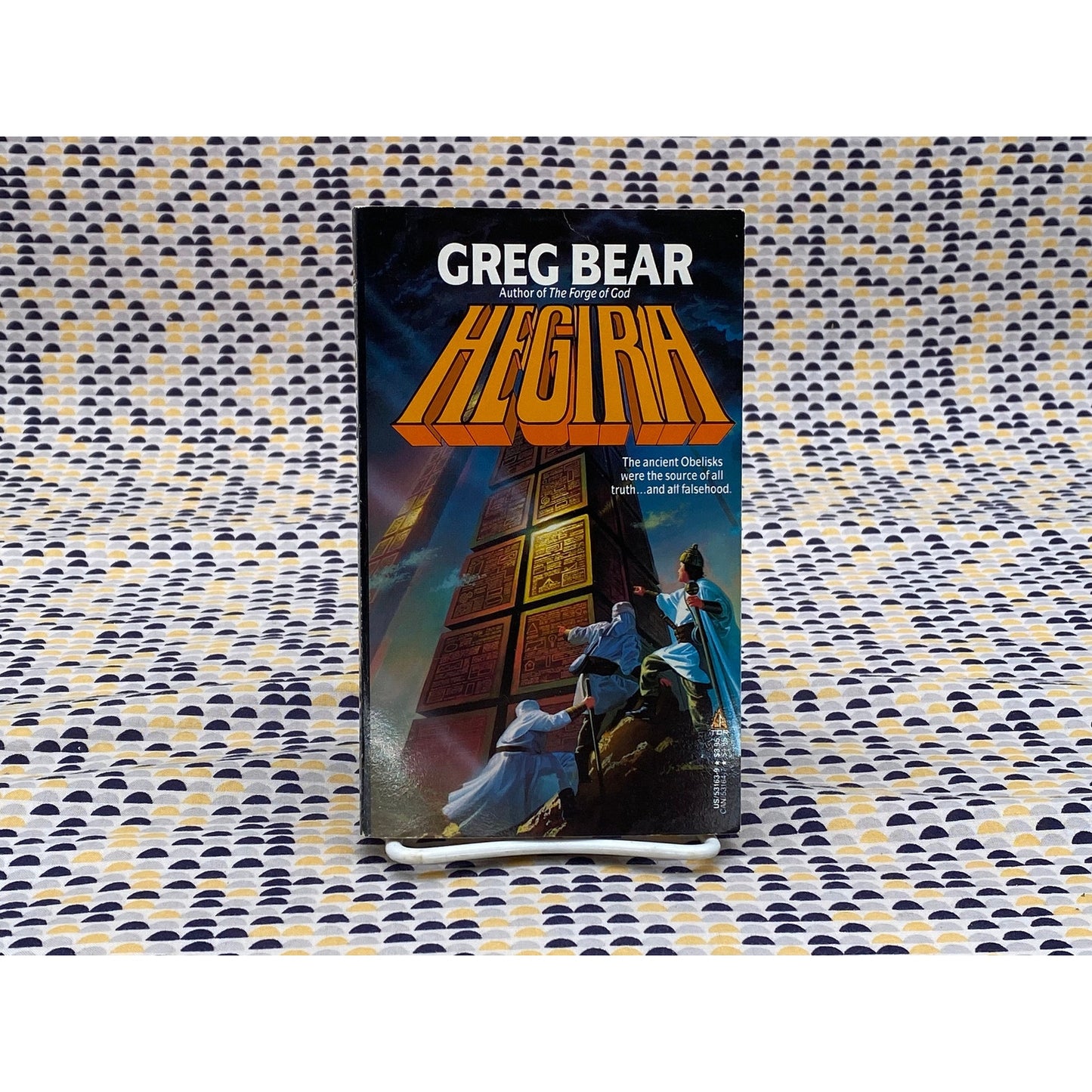 Hegira - Greg Bear - Vintage Paperback Book - Tor Edition
