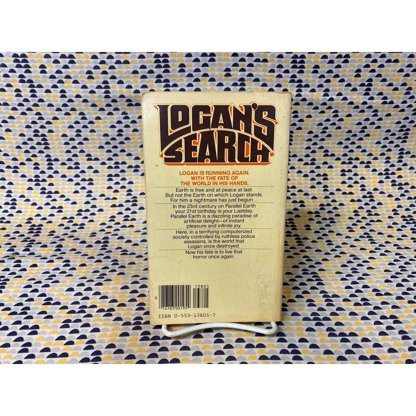 Logan's Search - William F Nolan - Logans Run - Vintage Paperback - Bantam Edition