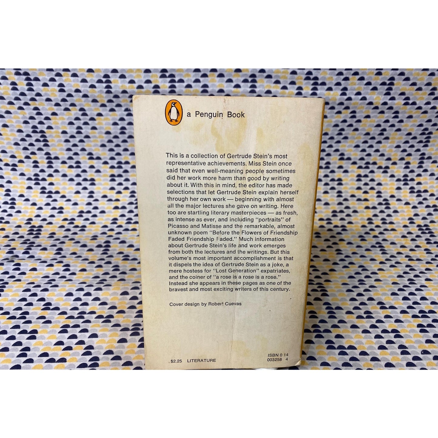 Gertrude Stein - Writings and Lectures 1909-1945 - Paperback - Penguin Edition