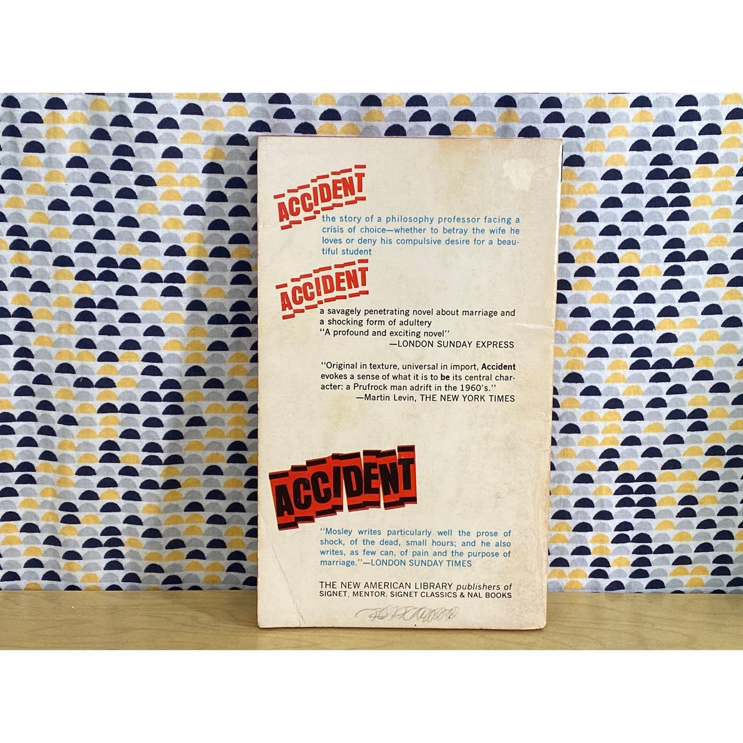 Accident - Nicholas Mosley - Movie Tie In - Signet Edition
