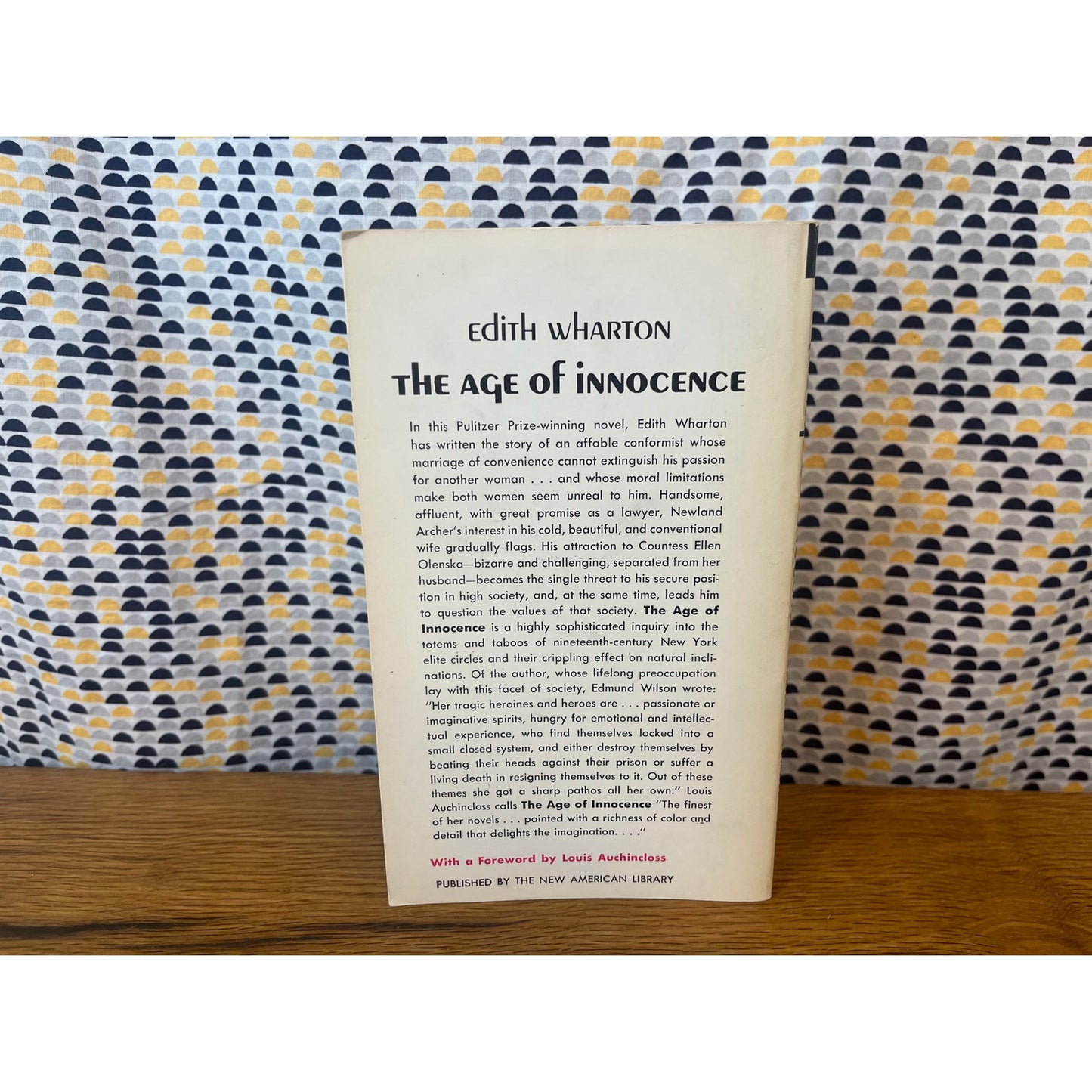 The Age of Innocence - Edith Wharton - Vintage Paperback Book - Signet Classics Edition