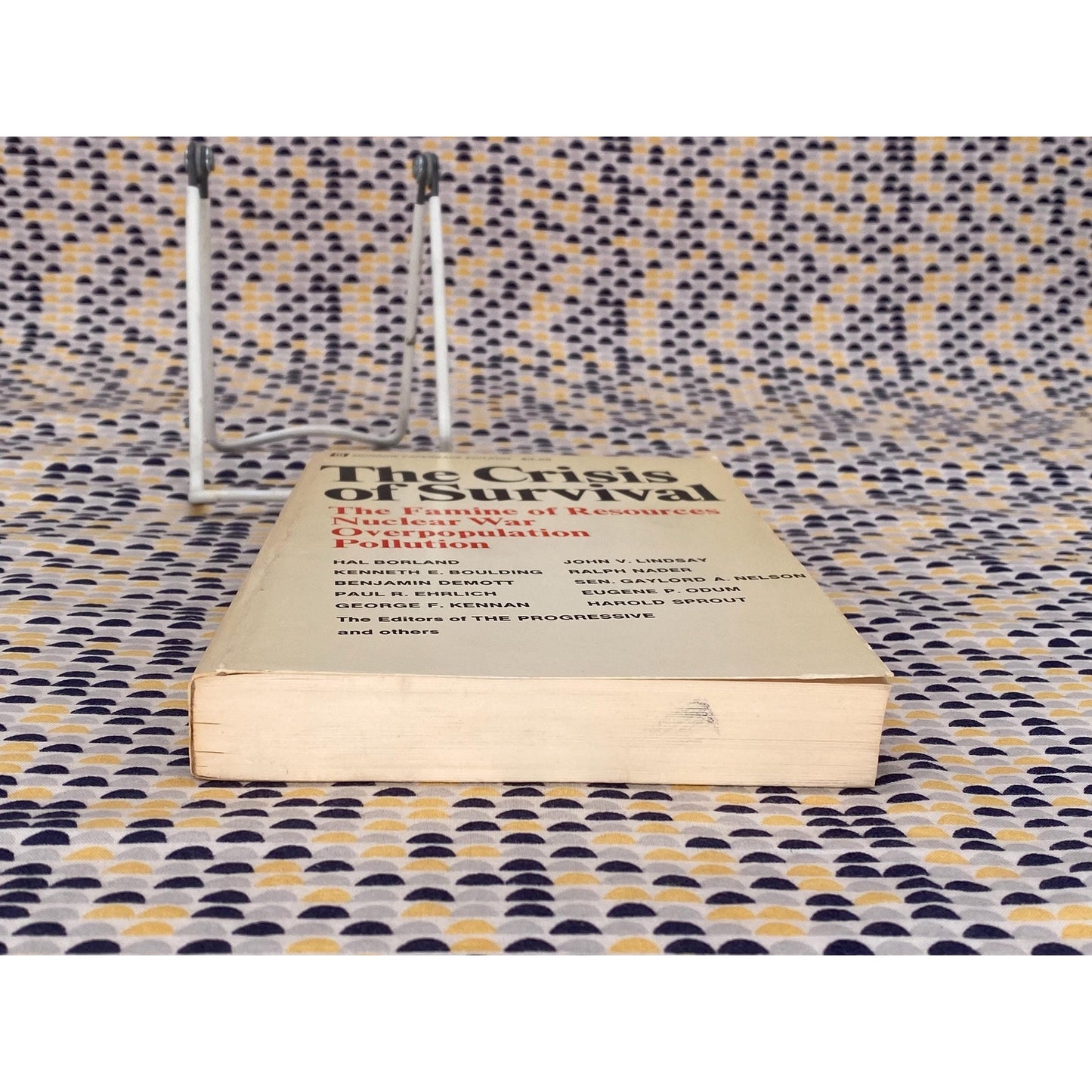 The Crisis Of Survival - The editors of The Progressive - Vintage Paperback Book