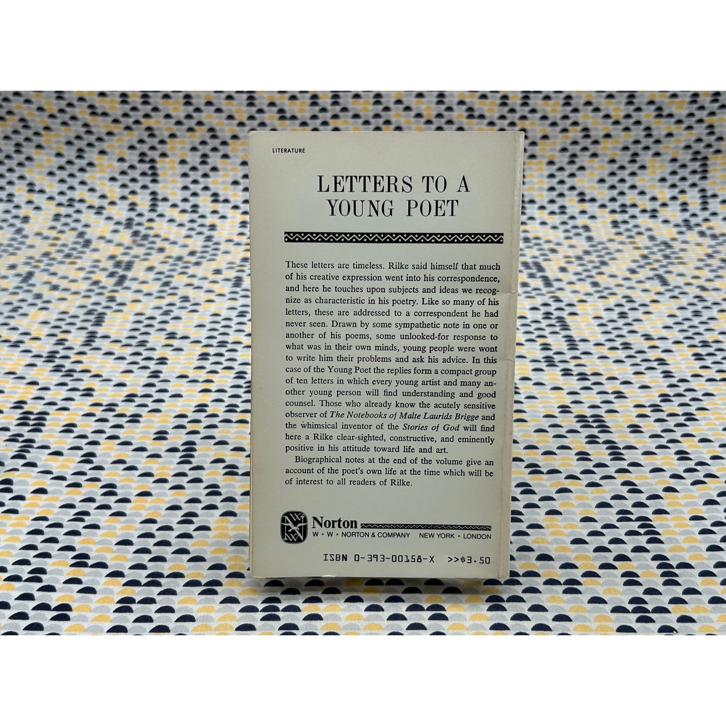 Letter To A Poet - Rainer Maria Rilke - Norton - Paperback