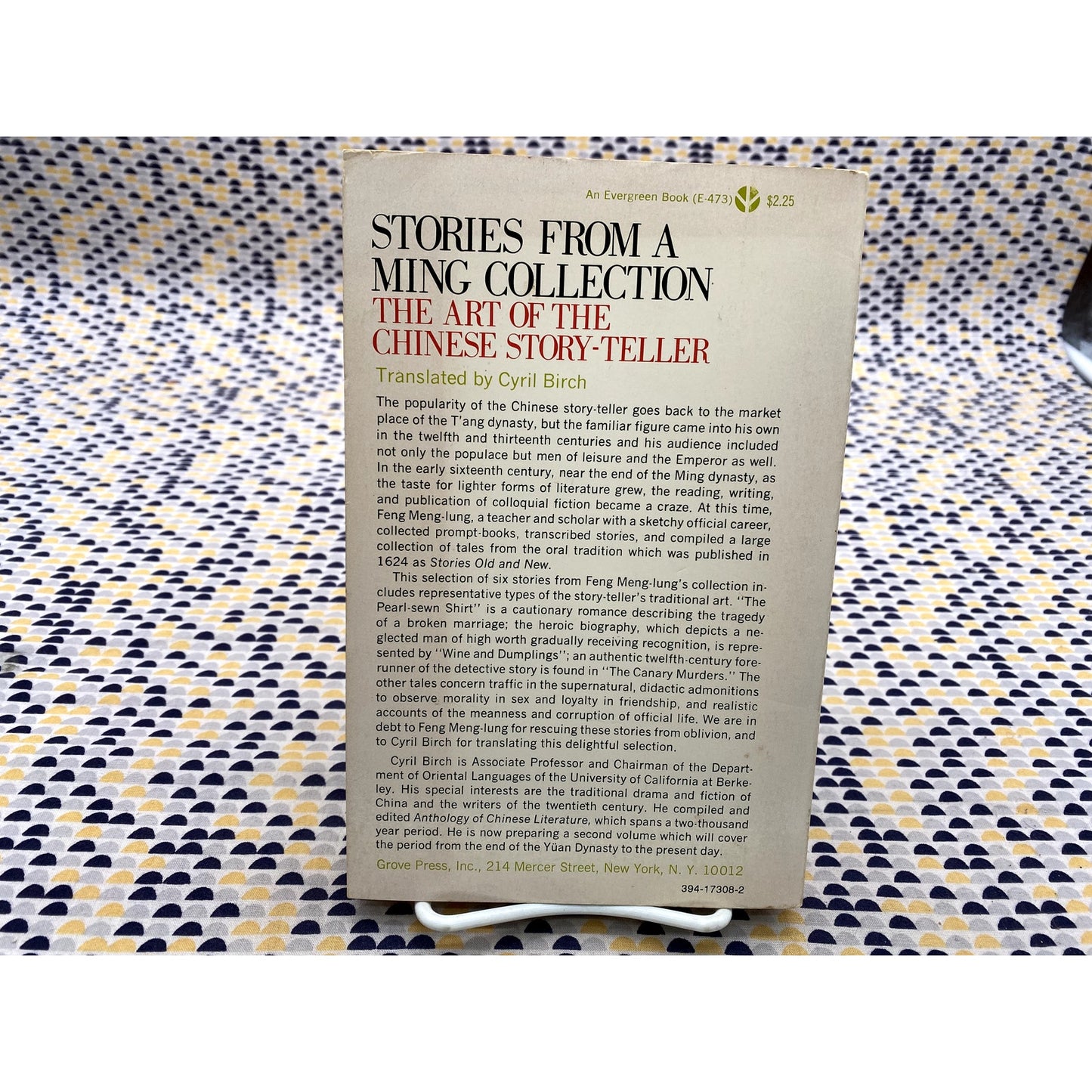 Stories From A Ming Collection - Cyril Birch - Grove - Paperback