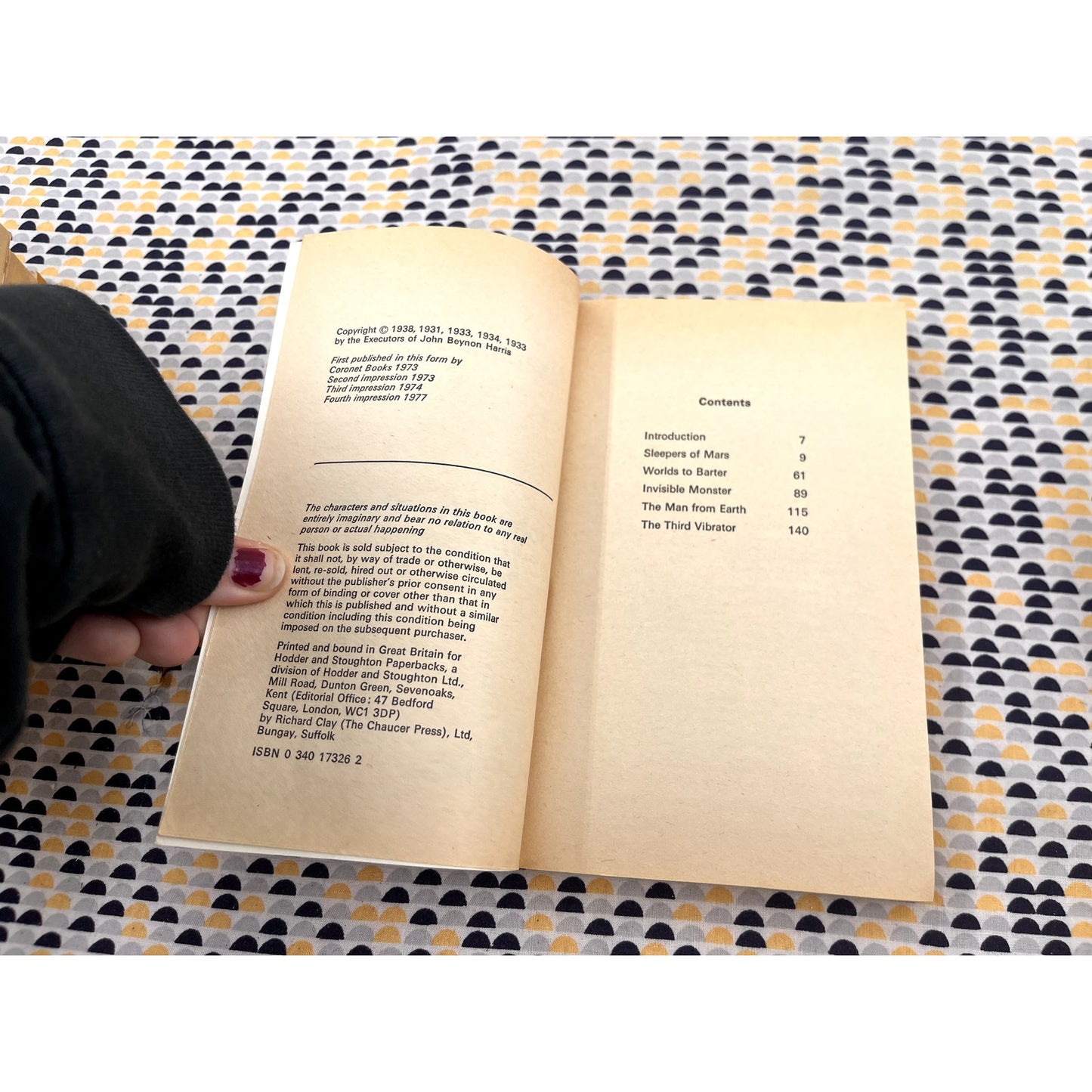 Sleepers of Mars - John Wyndham - Coronet Books - Paperback