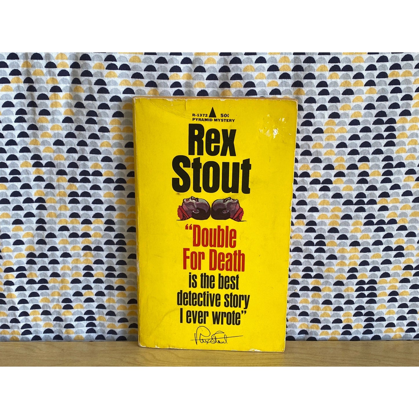 Double For Death - Rex Stout - Vintage Paperback Book - 50 cent Pyramid Edition