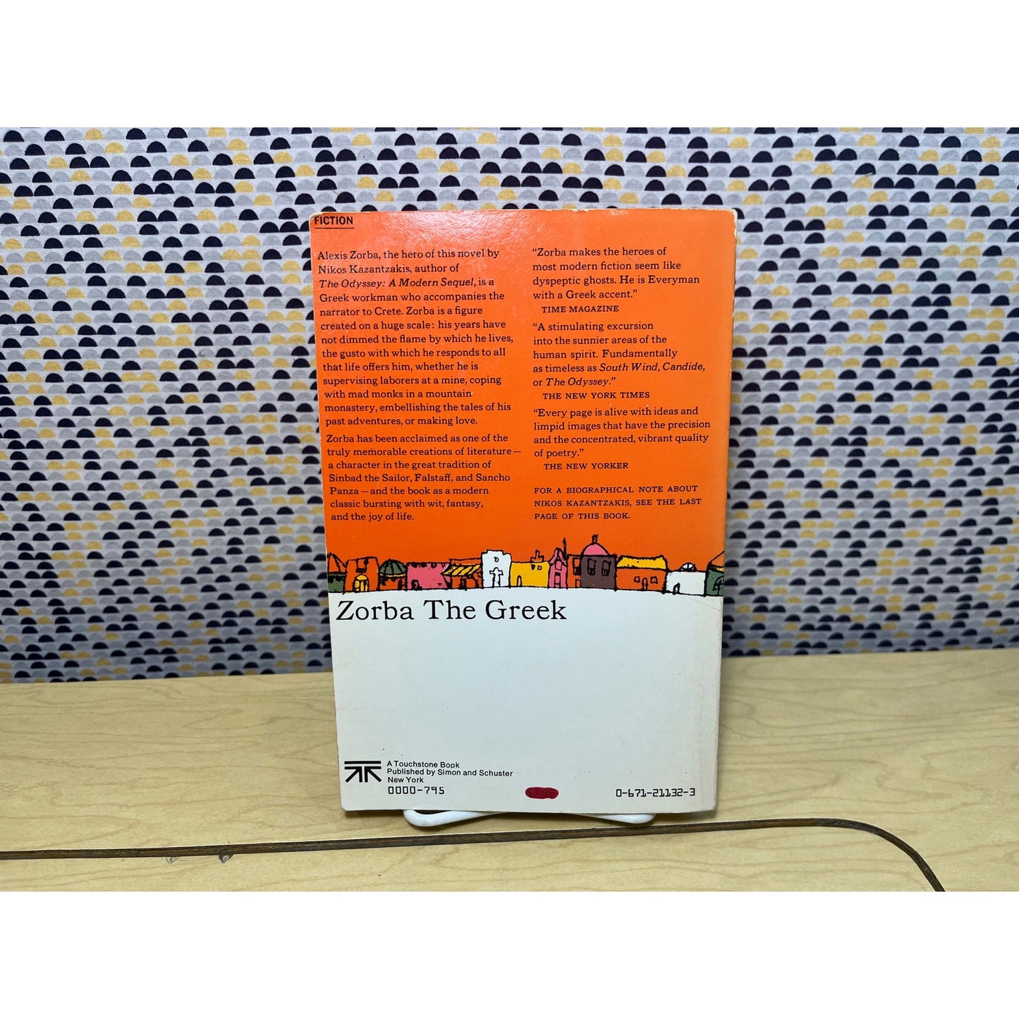 Zorba the Greek - Nikos Kazantzakis - Touchstone Books - Paperback