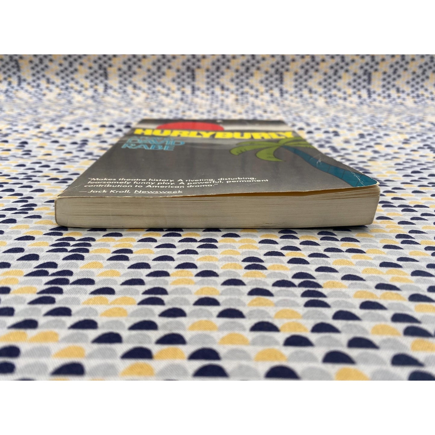 HurlyBurly - A play by David Rabe - Vintage Paperback Book - Grove Press