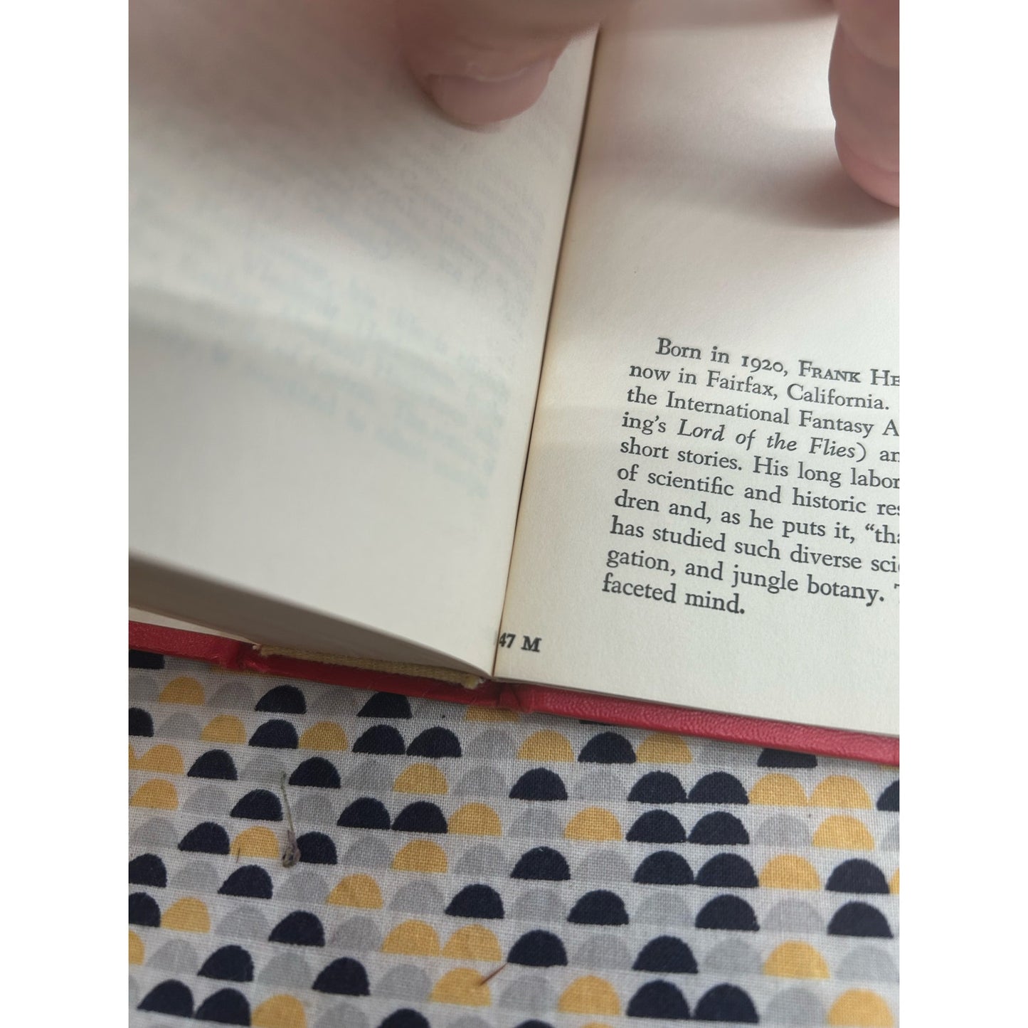 Dune - Frank Herbert - Vintage Hardcover - Chilton Publishing - 1965 1st Book Club Edition - 47M Gutter