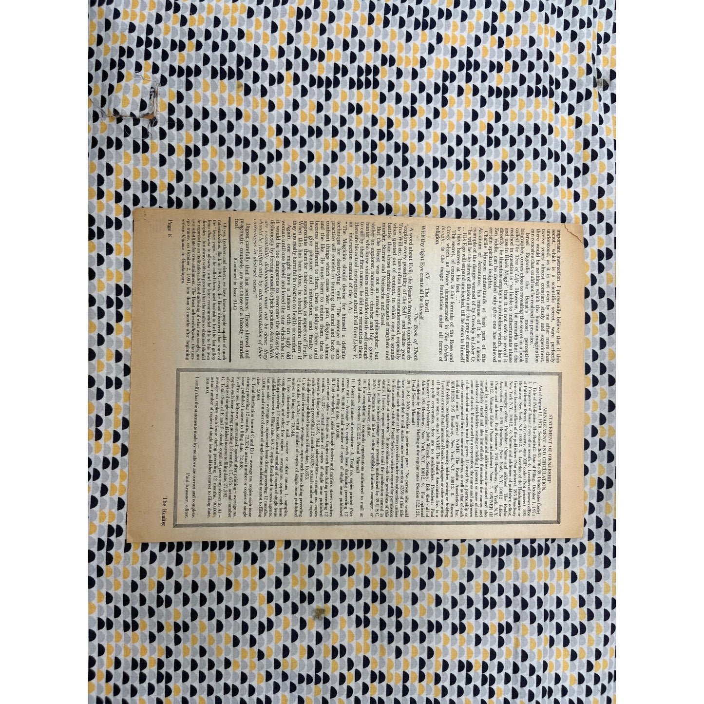 The Realist Magazine - Counterculture Newspaper - September 1971 - No. 91B