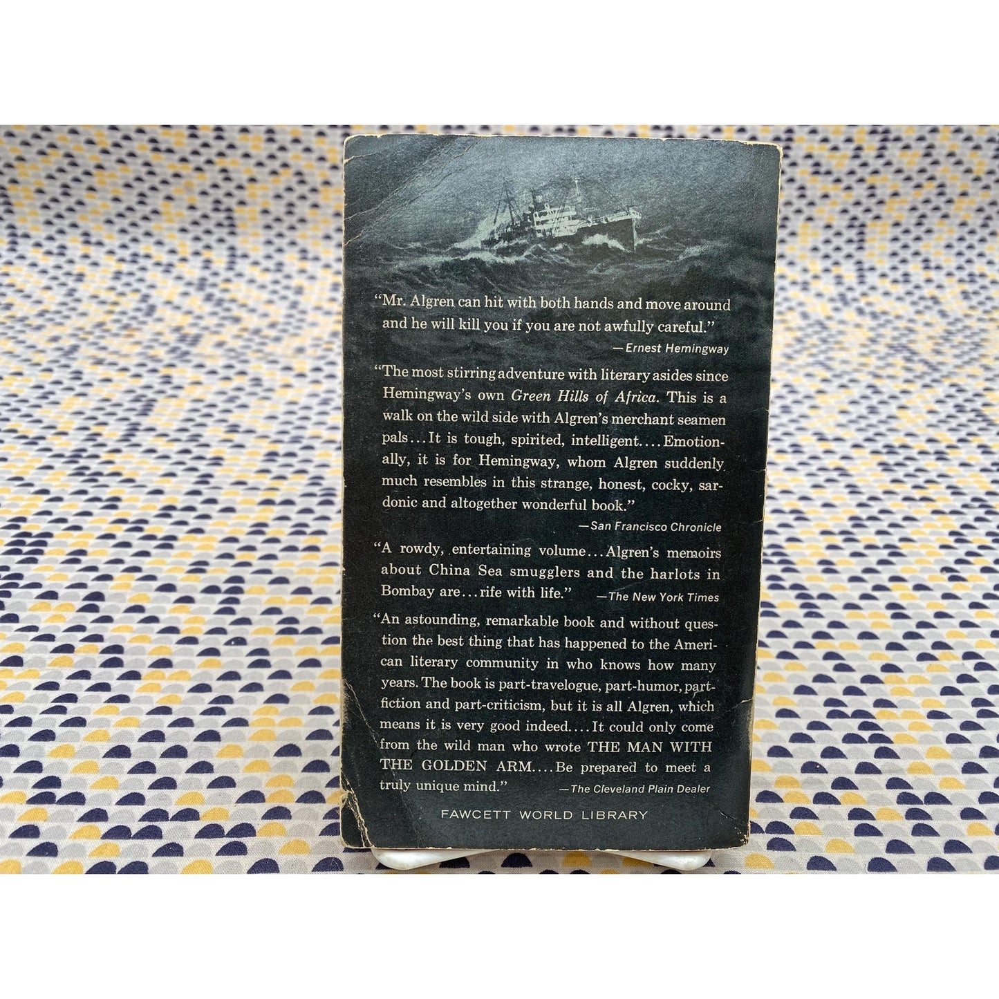 Notes from a Sea Diary - Nelson Algren - Vintage Paperback - Fawcett Crest
