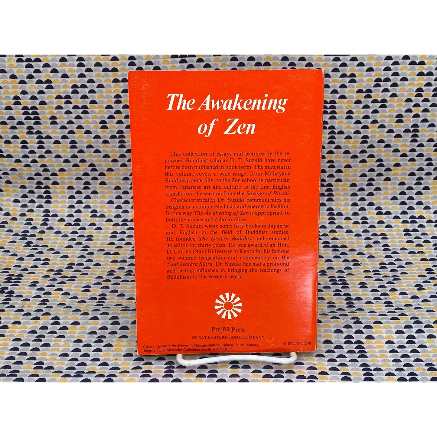 The Awakening Of Zen - Daisetz Teitaro Suzuki - Vintage Paperback Book - Prajñā Press Edition