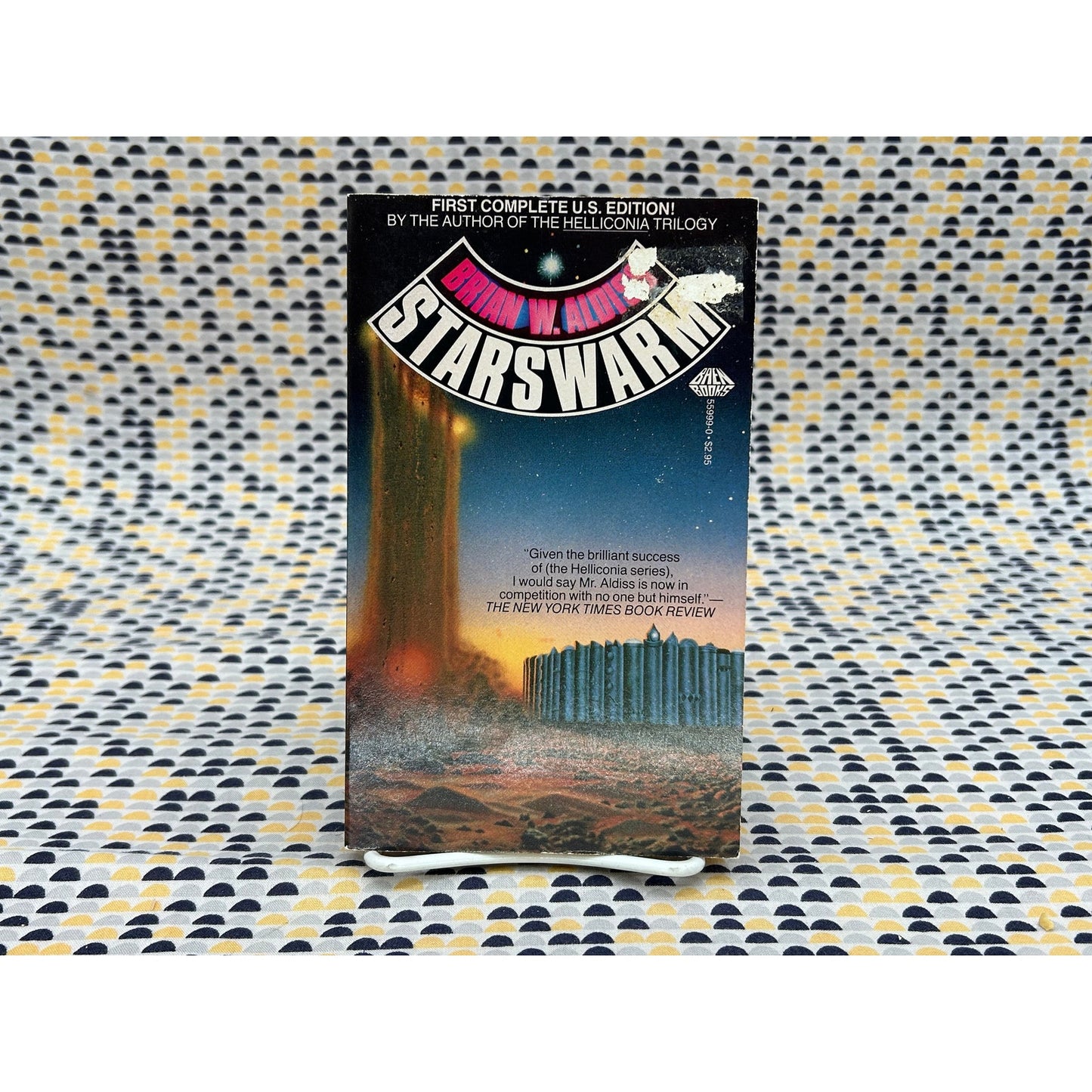 Starswarm - Brian Aldiss - Vintage Paperback Book - Baen Books Edition