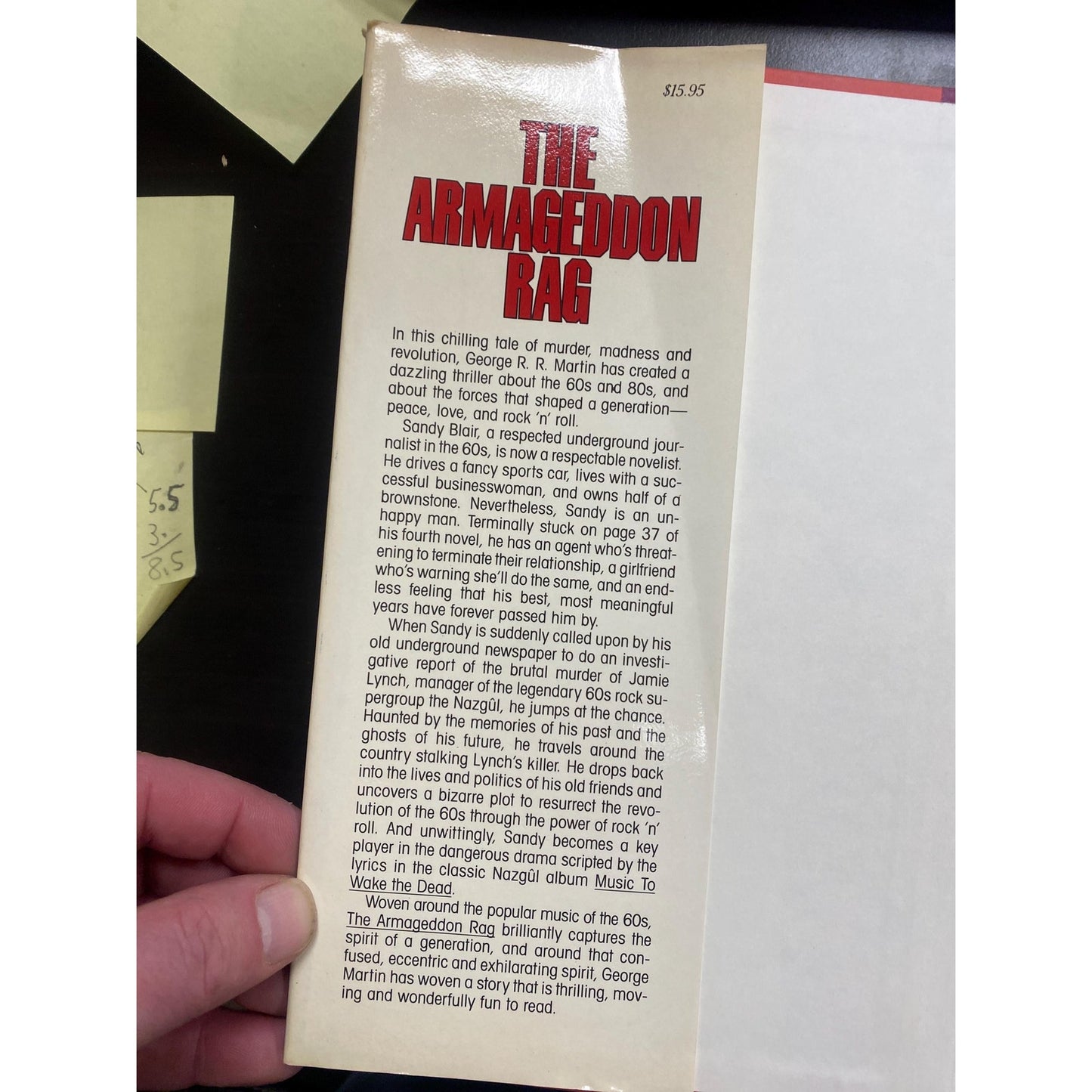 The Armageddon Rag - George R.R. Martin Poseidon Press 1st Edition, 1st Printing