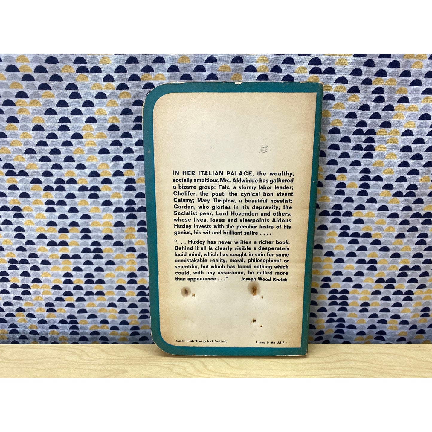 Those Barren Leaves - Aldous Huxley - Vintage Paperback Book - Avon Edition
