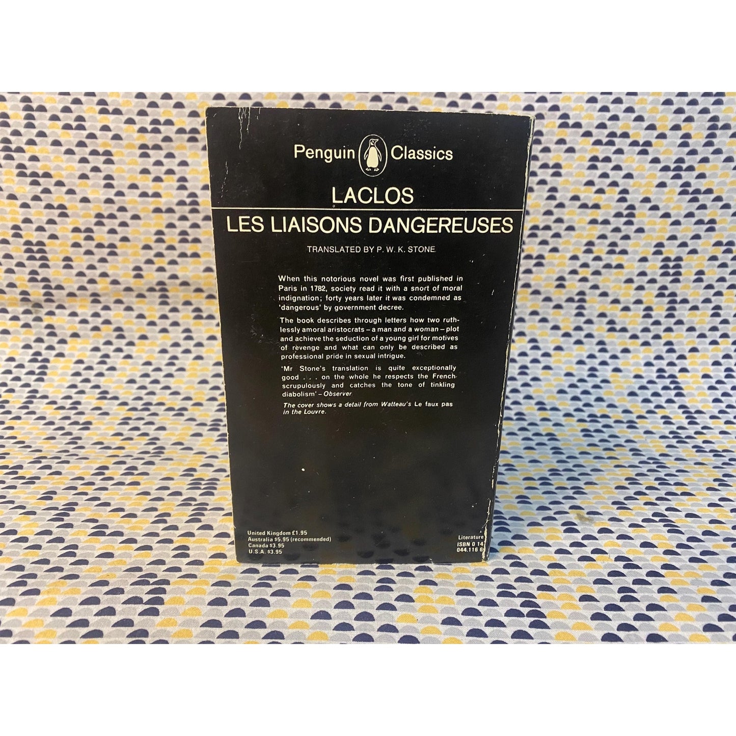 Le Liaisons Dangereuses - Choderlos de Lactos - Vintage Paperback Book - Penguin Classics Edition