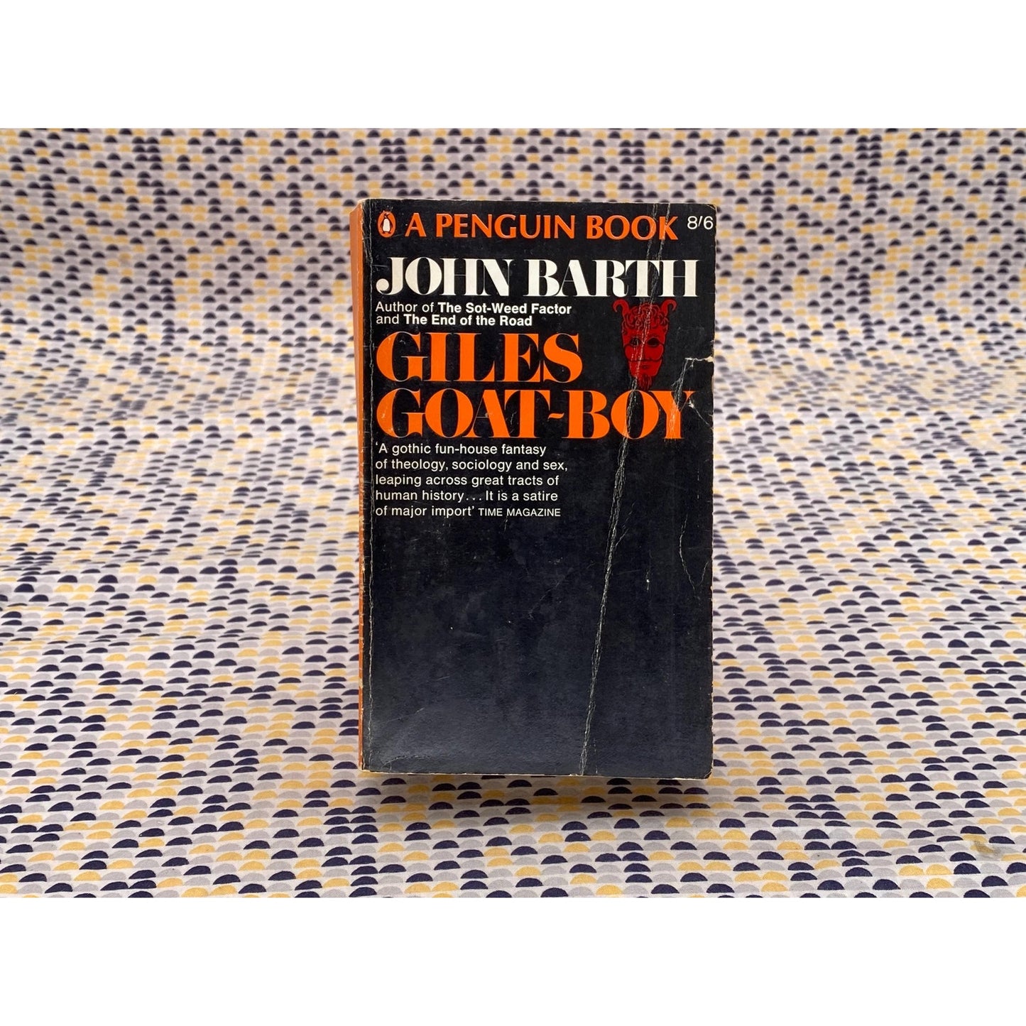 Giles Goat-Boy - John Barth - Vintage Paperback Book - Fawcett Crest Edition