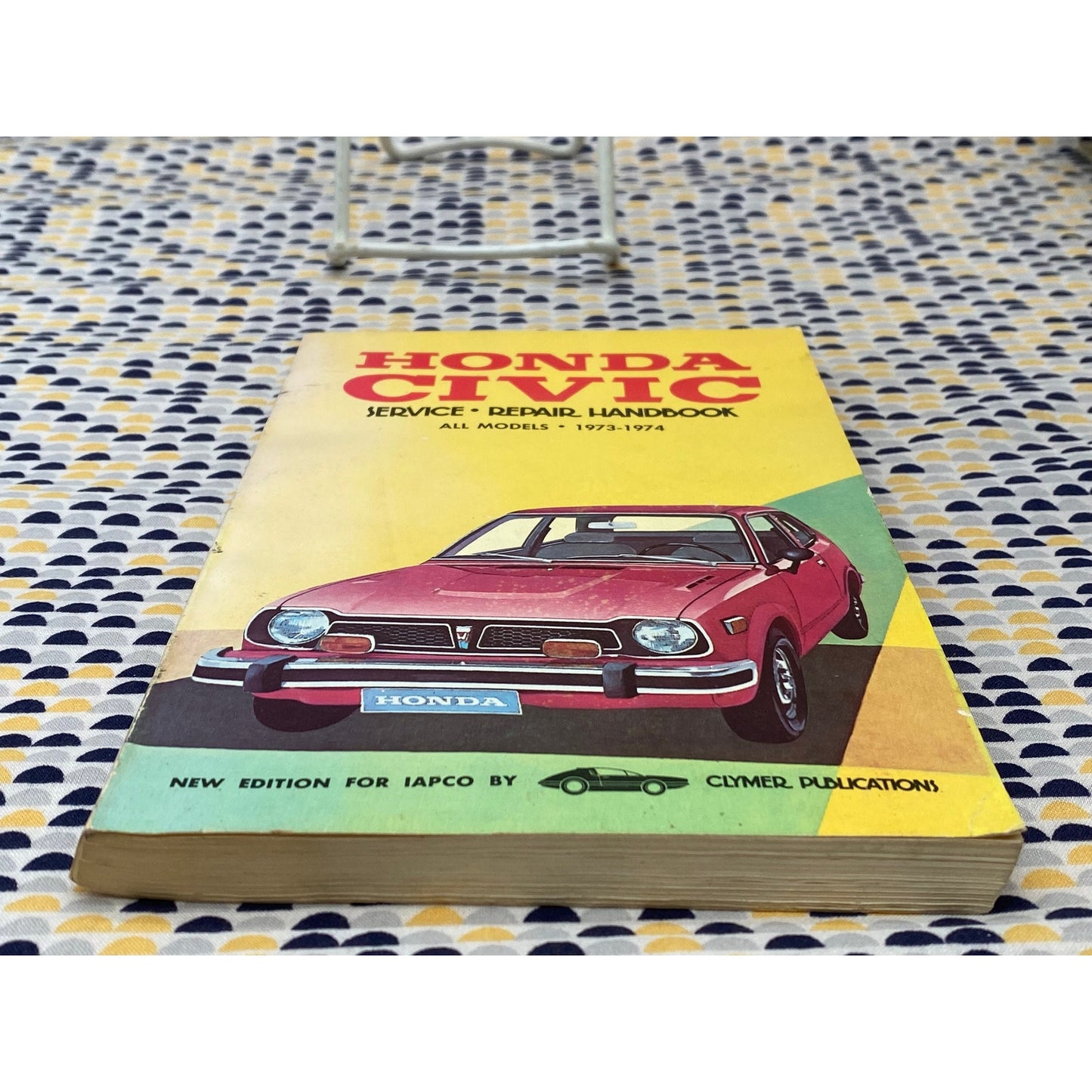 Honda Civic Service/Repair Handbook: All Models 1973-1974 - Clymer Publications - Vintage Paperback Book - Clymer Publications Edition
