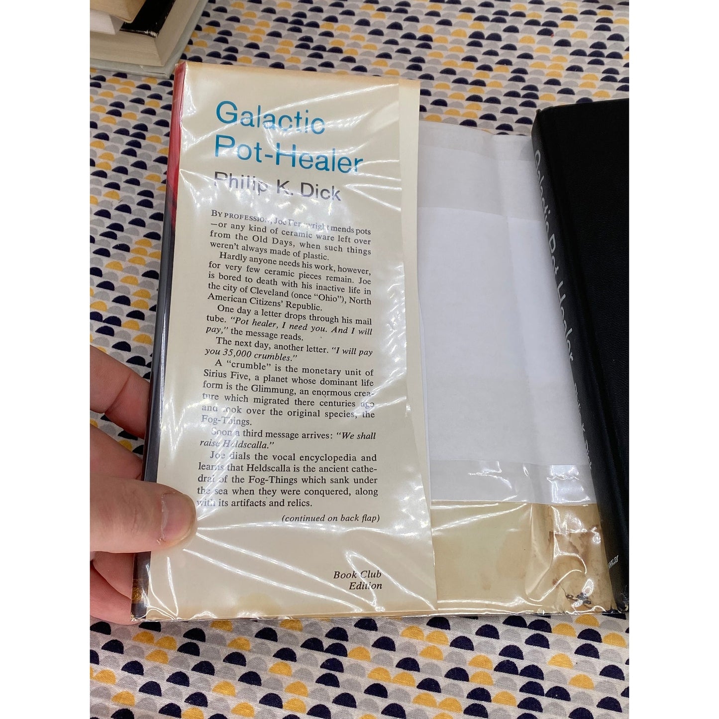 Galactic Pot Healer - Philip K. Dick - Vintage Hardcover Book - 1969 Berkley Books - Book Club Edition
