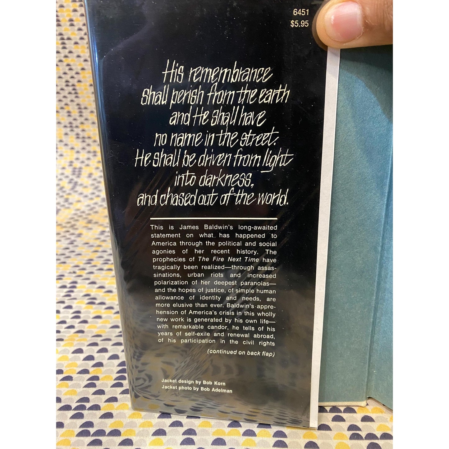 James Baldwin - No Name in the Street - 1972 Dial Press - 1st Edition, 1st Print